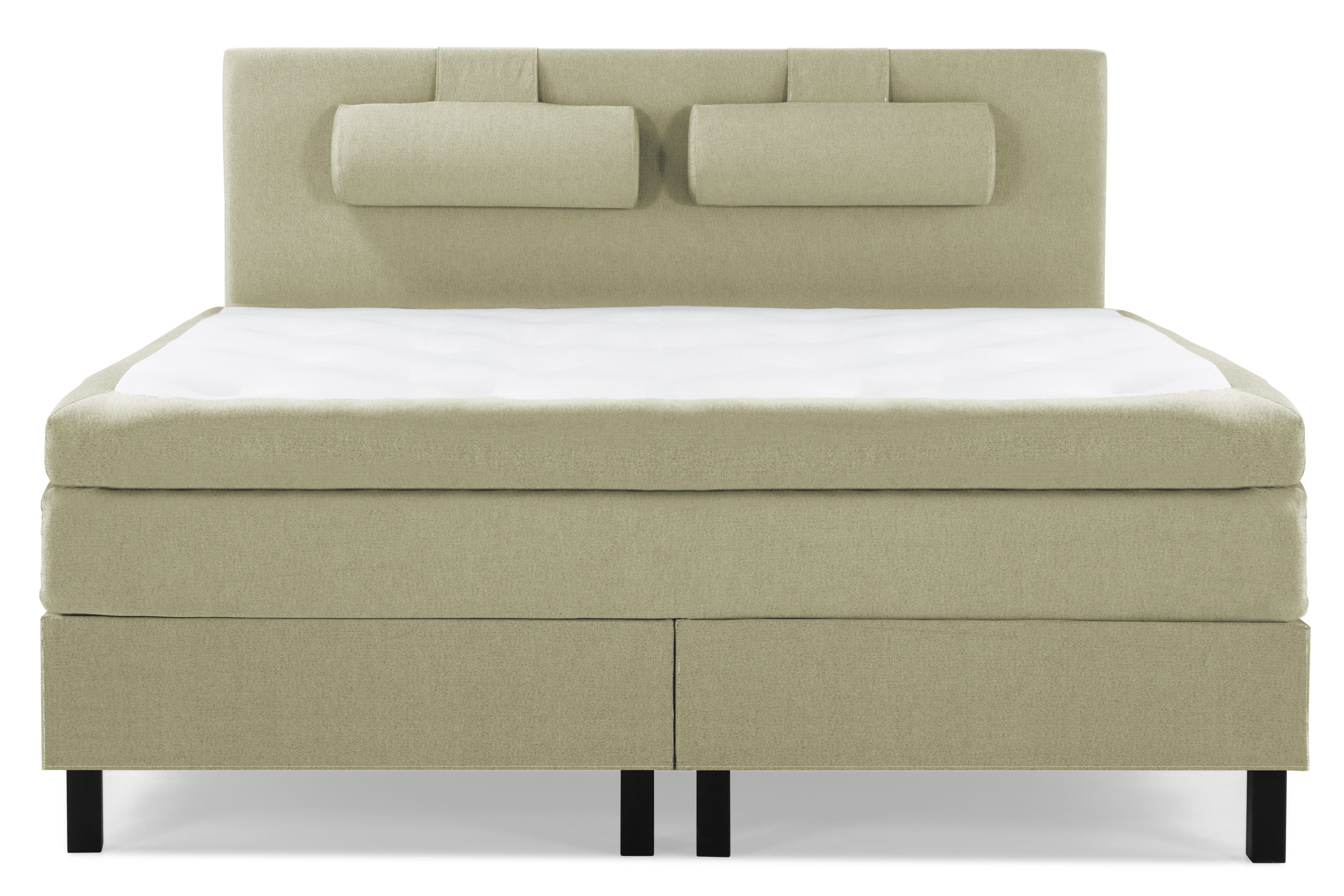Komplett Sängpaket Olivia 180x200 Slät Sänggavel Grön Memory Nackkudde Stor