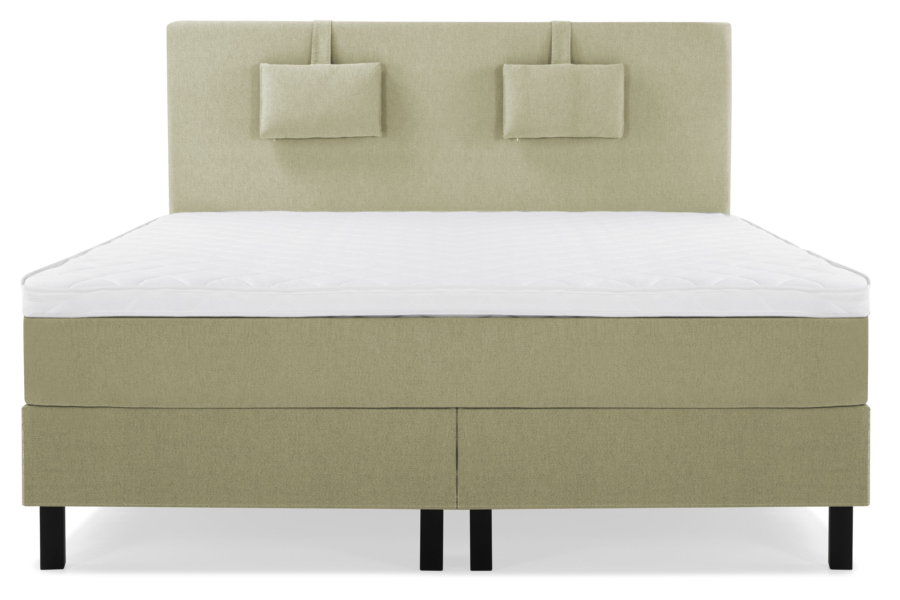Komplett Sängpaket Olivia 180x200 Slät Sänggavel Grön Skum Nackkudde Liten