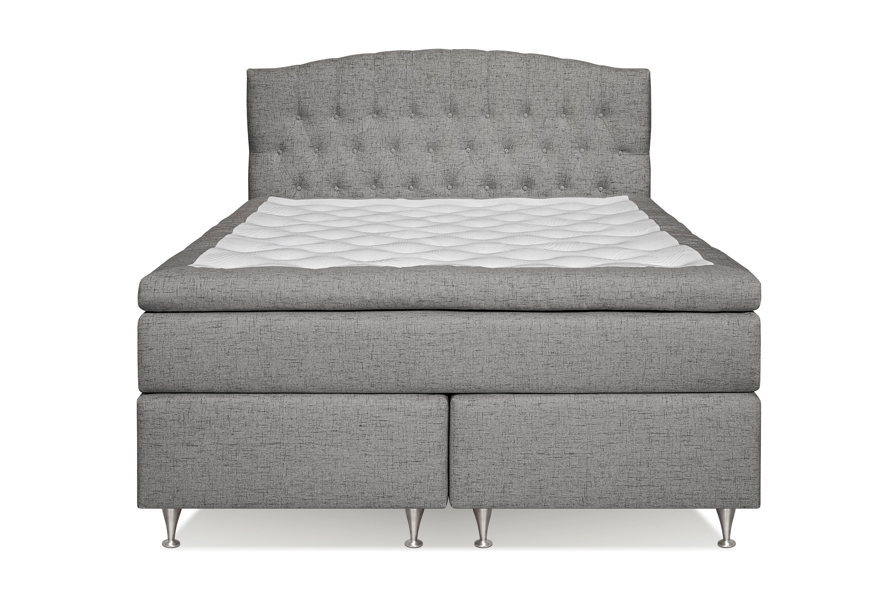 Kontinentalsäng Abelie 160x200 Fast Grå