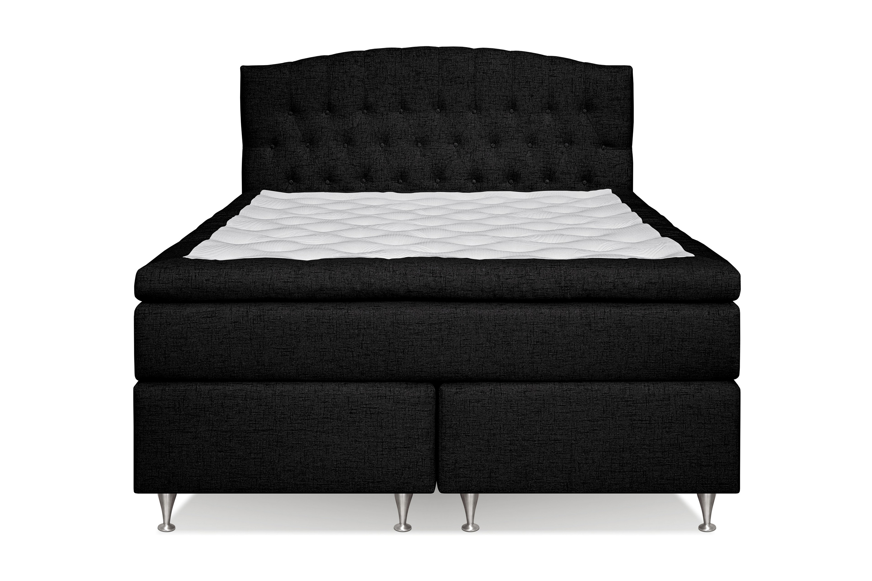 Kontinentalsäng Abelie 160x200 Fast Svart