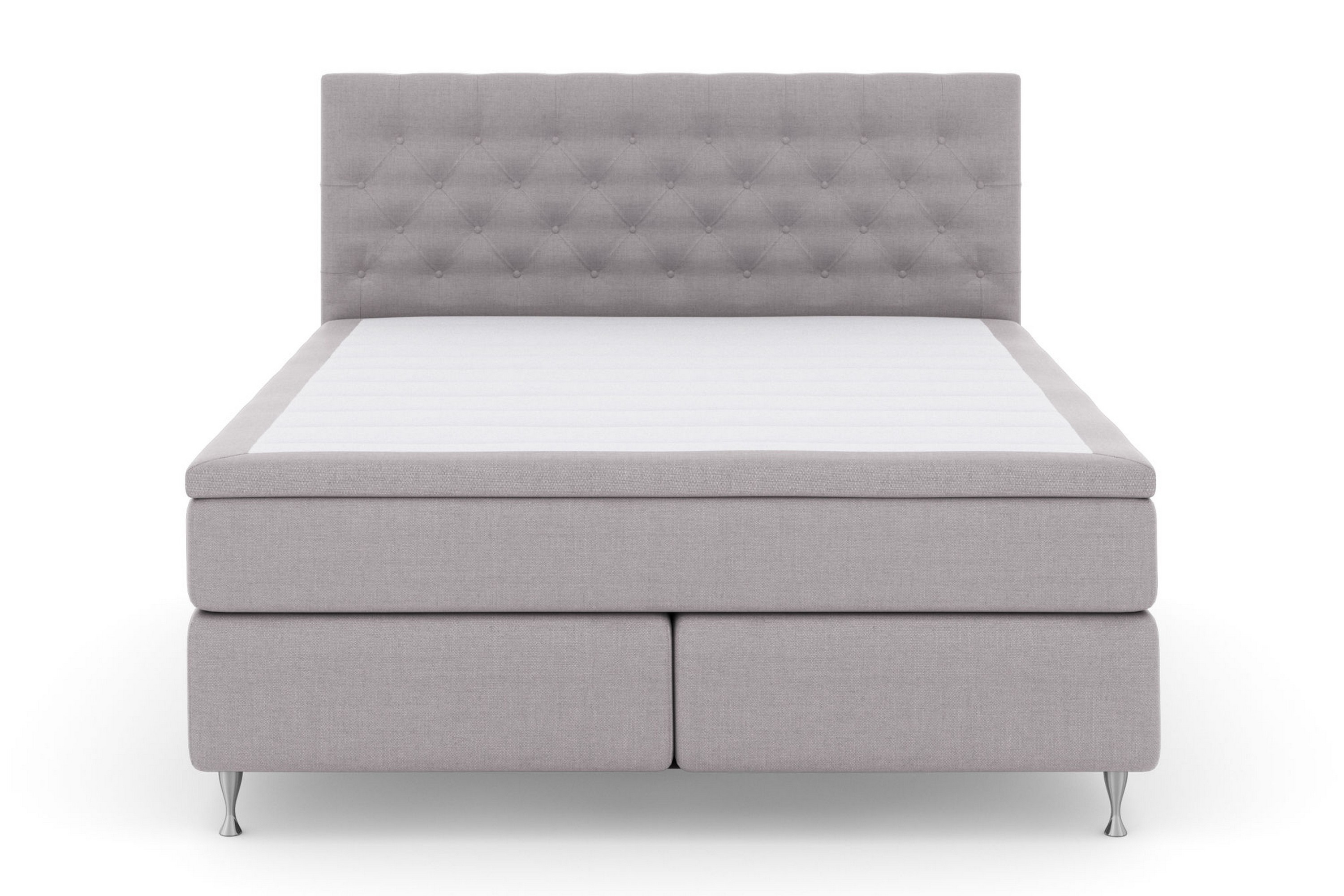 Kontinentalsäng Choice No 6 160x200 Fast Latex/Memory LjusgråSilver