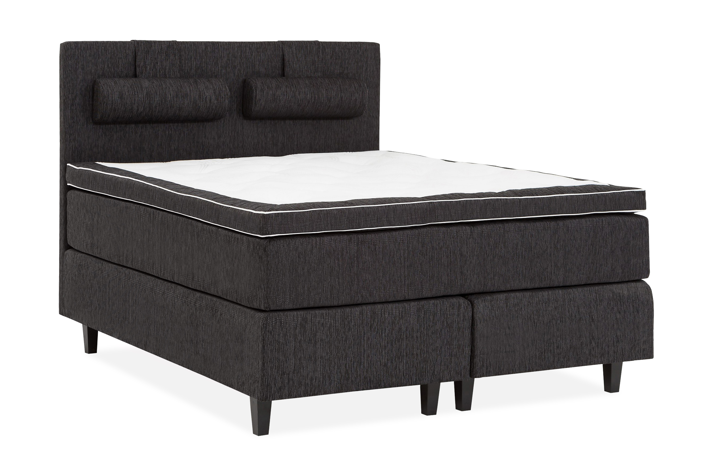 Kontinentalsäng Grand 180x200 Fast/Medel Svart Latex