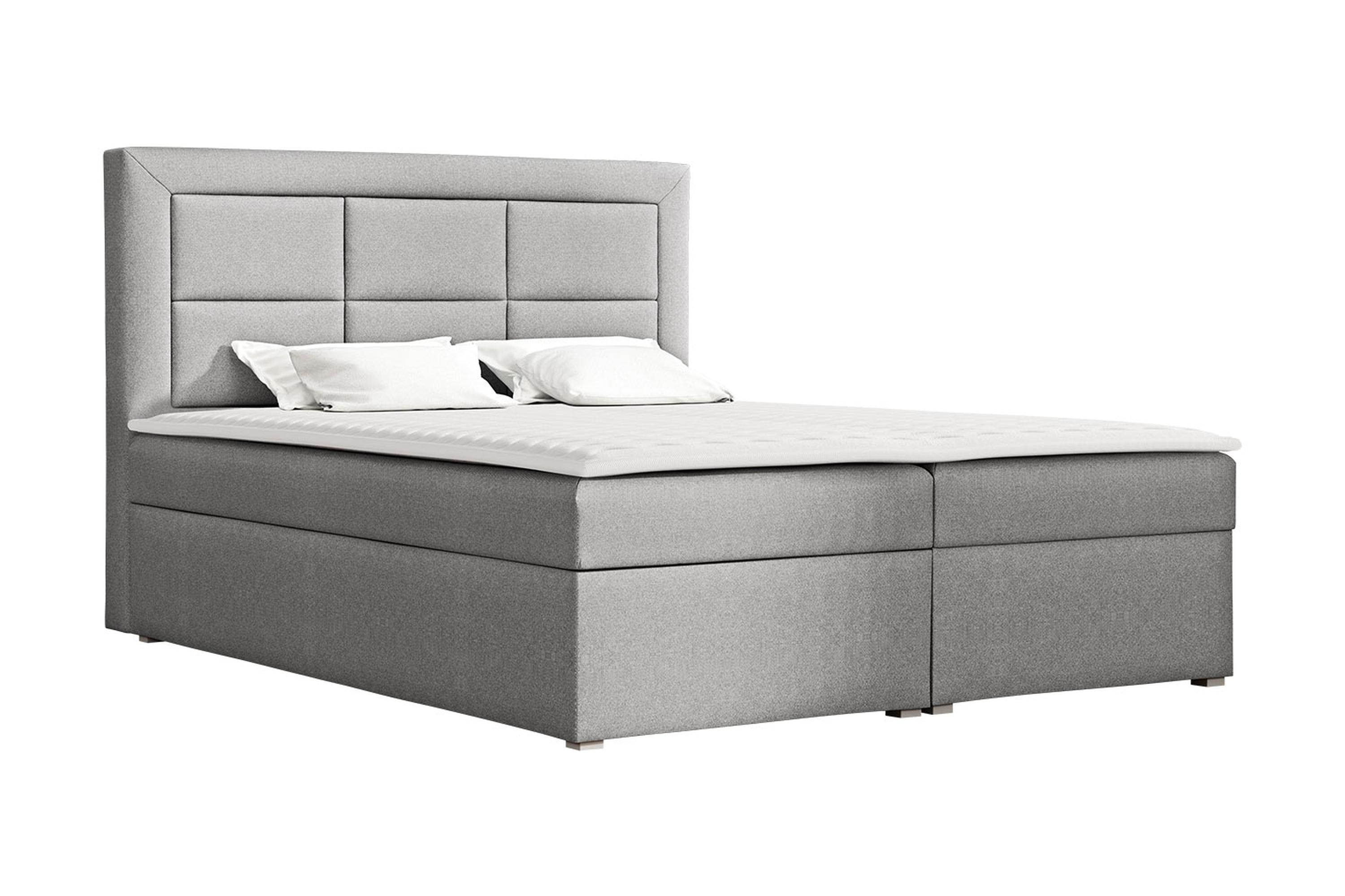 Kontinentalsäng Havberg Box 180x215 cm Grå