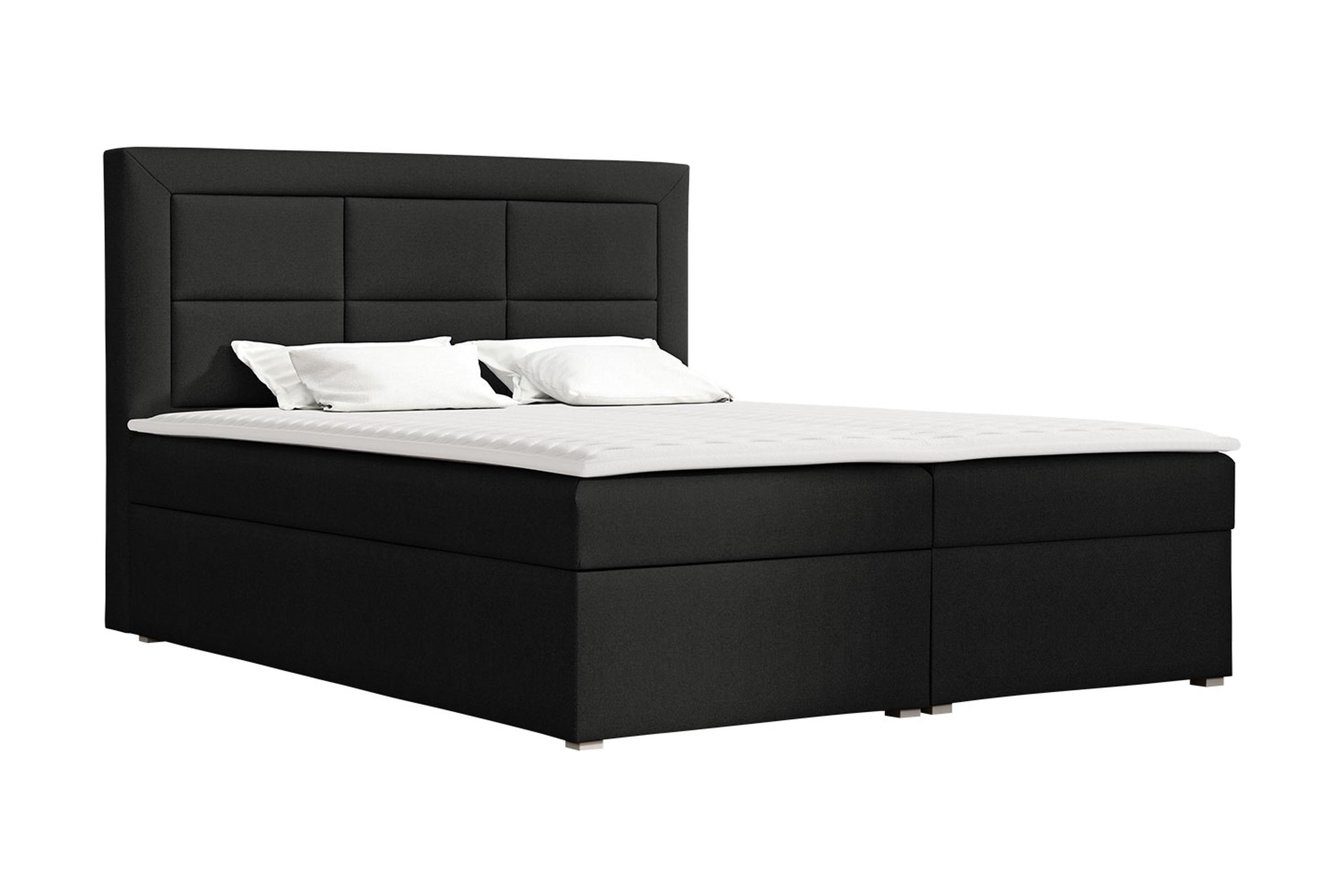 Kontinentalsäng Havberg Box 180x215 cm Svart
