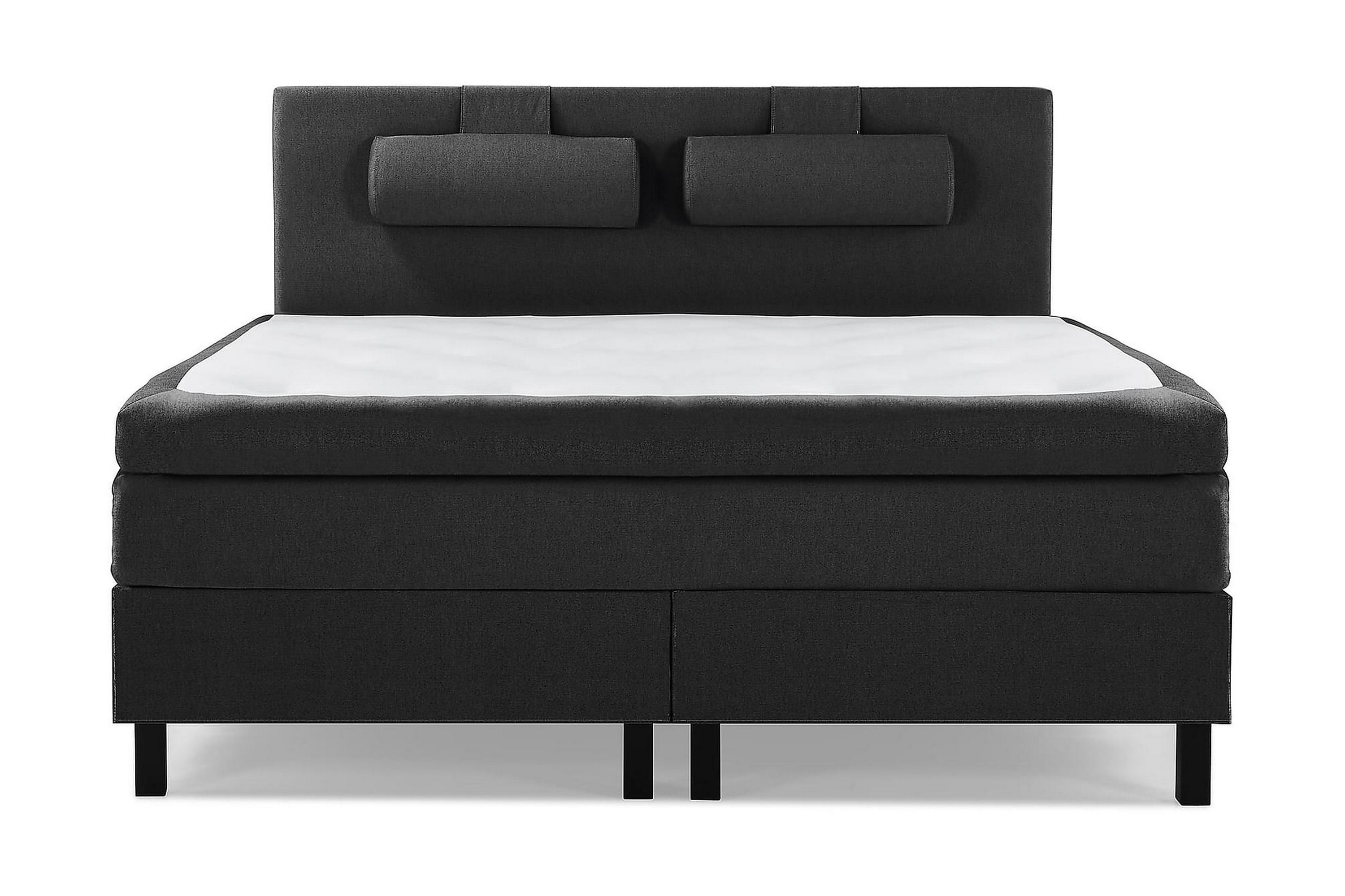 Kontinentalsäng Olivia 150x200 Polyester SvartGrå