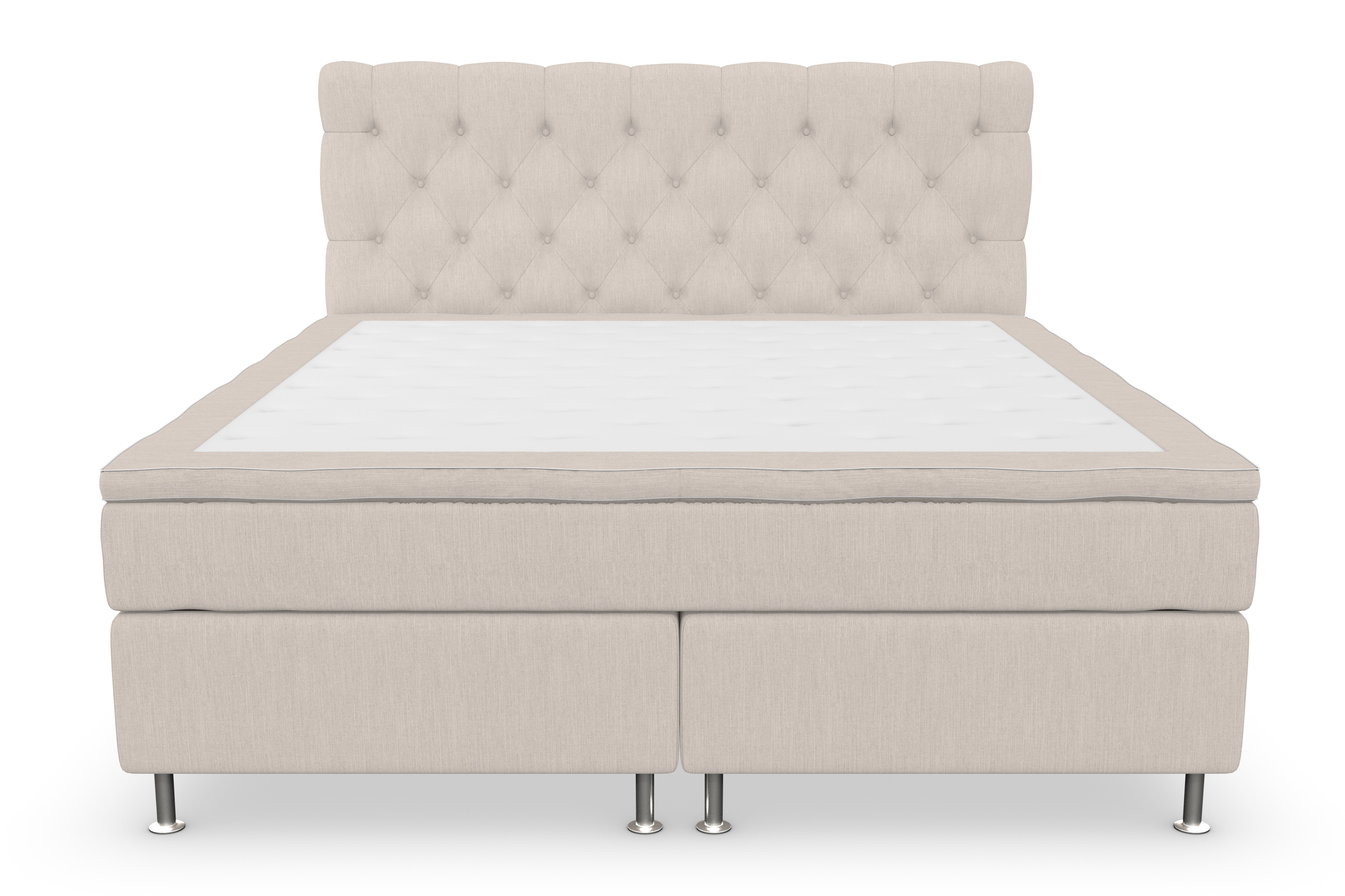 Kontinentalsäng Roma Lyx 160 Beige/Silver Ben 160x200 cm