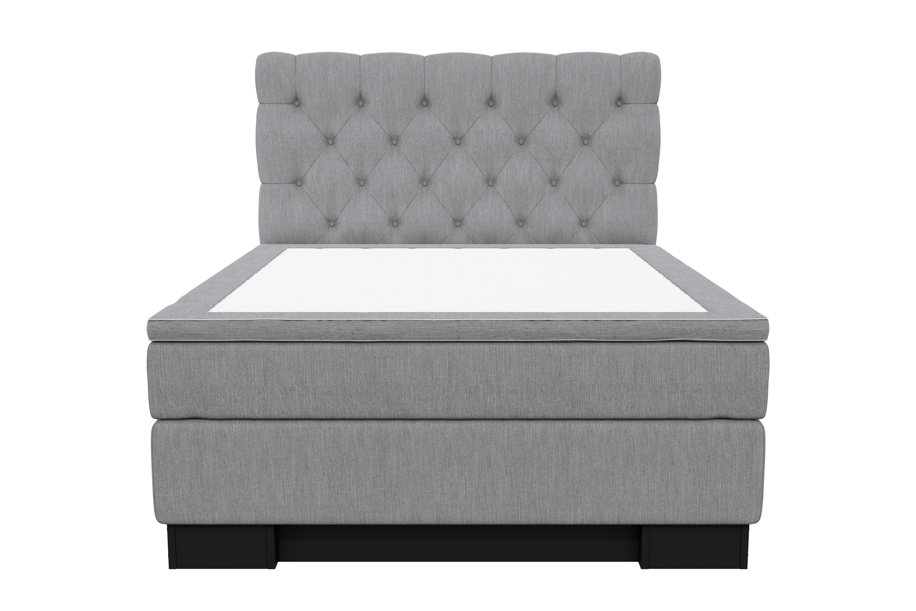 Kontinentalsäng Romance Lyx 120x200 Ljusgrå
