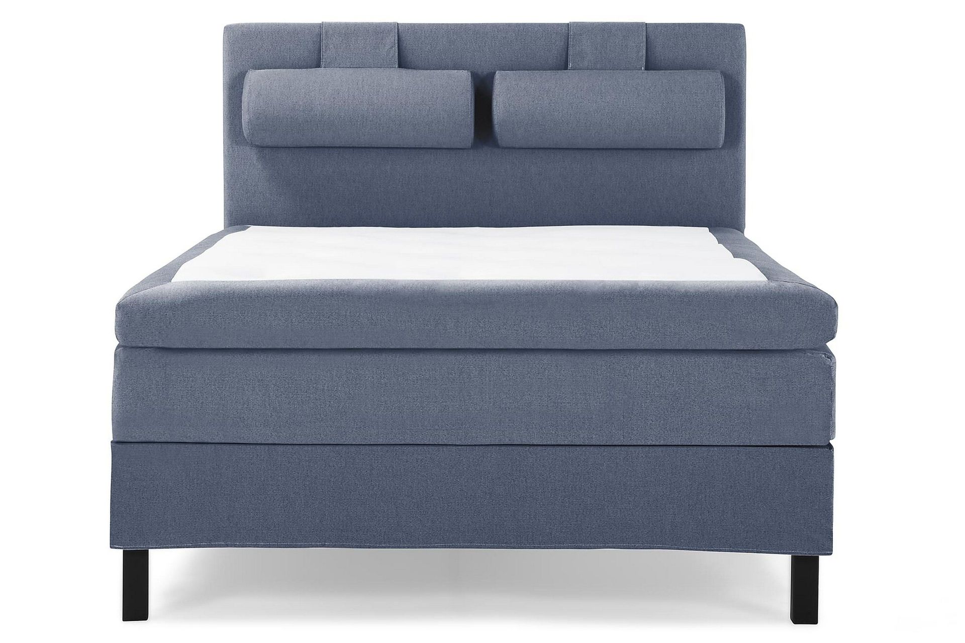 Lucky Komplett Sängpaket 140x200 Latex Slät Sänggavel  Na - Nackkudde Stor Mörkblå