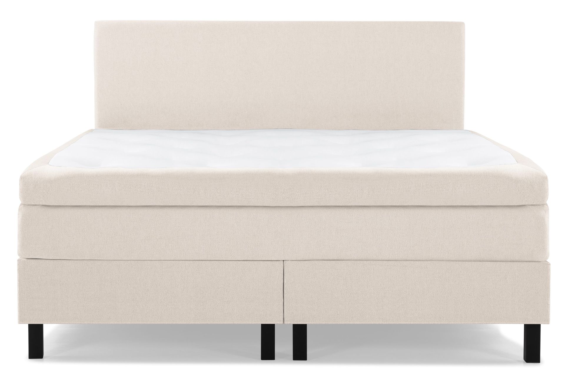 Lucky Komplett Sängpaket 150x200 Polyeter Slät Sänggavel - Beige