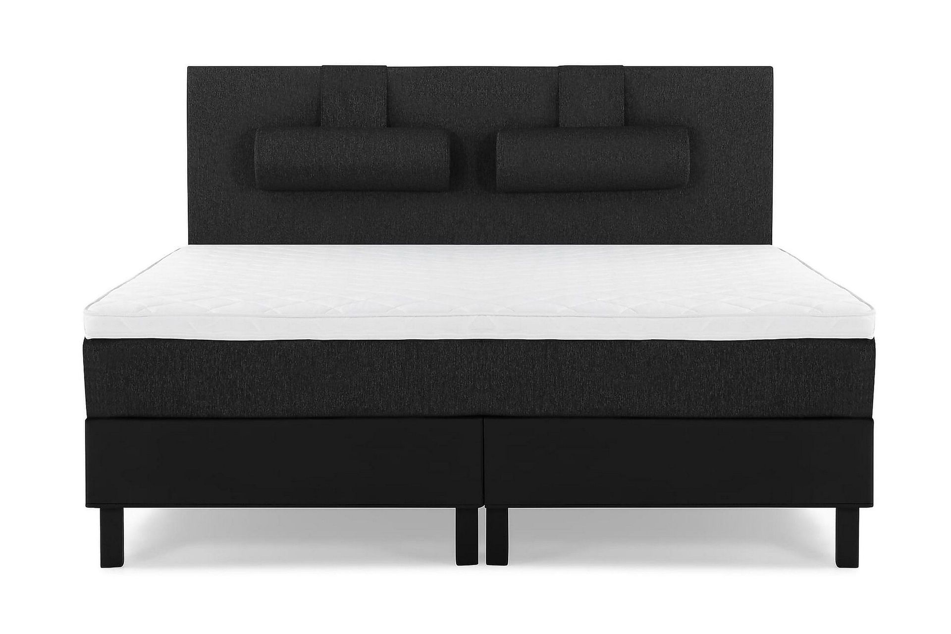 Lucky Kontinentalsäng 180x200Skum - Svart/Grå/PU