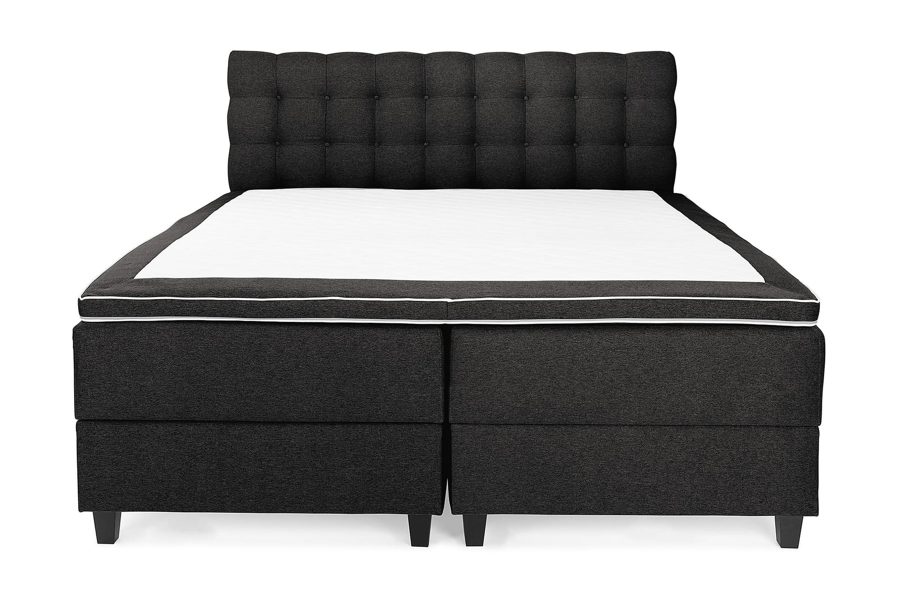 Säng med Förvaring Boxford 160x200 MörkgråFler val)