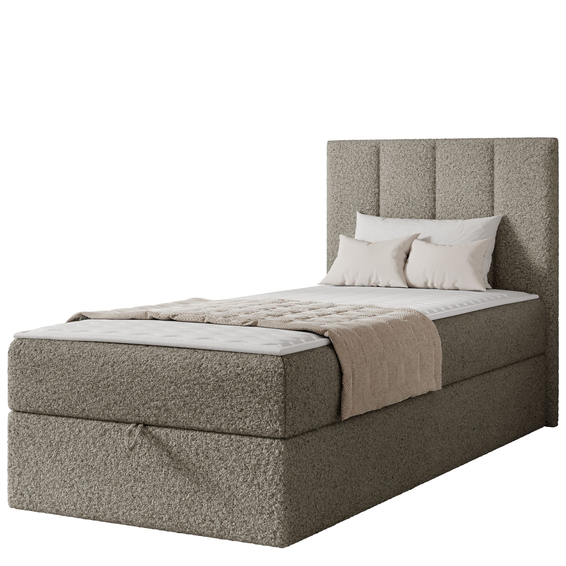 Laggano Sängpaket Kontinentalsäng 80x200 cm - Lambi 03 greige