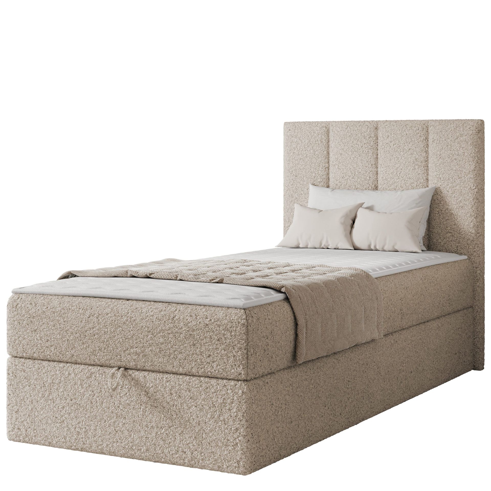 Laggano Sängpaket Kontinentalsäng 90x200 cm - beige
