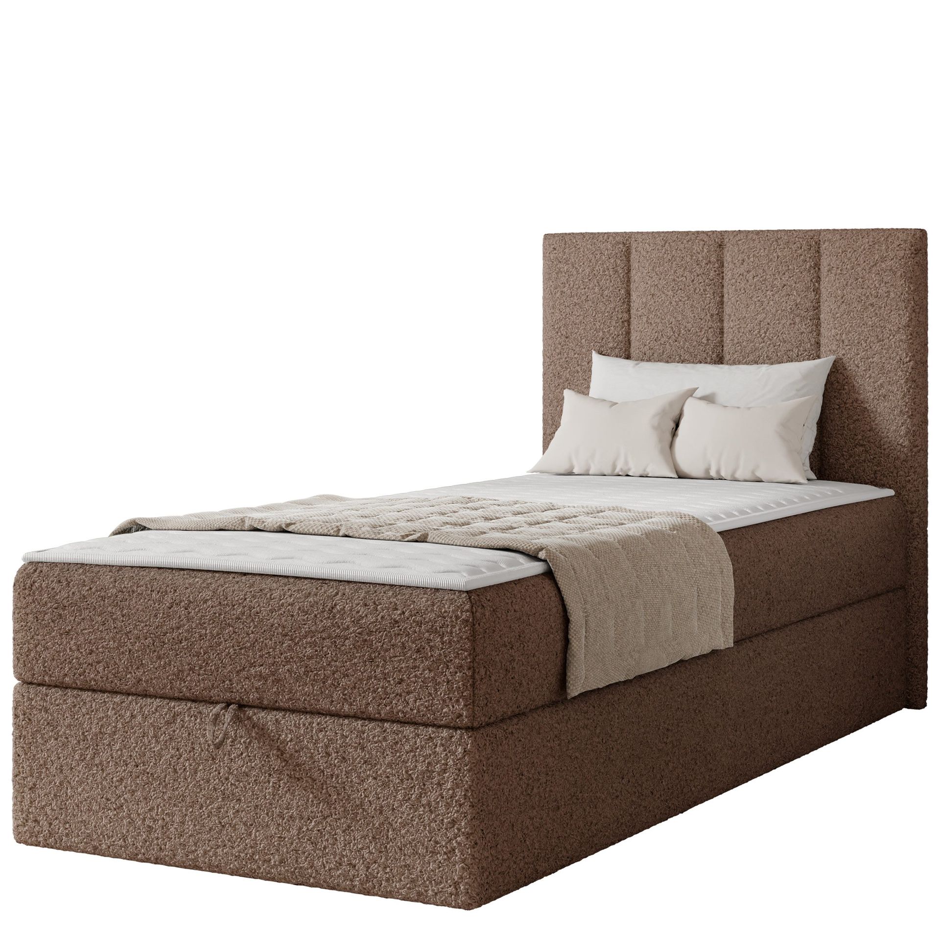 Laggano Sängpaket Kontinentalsäng 90x200 cm - brun