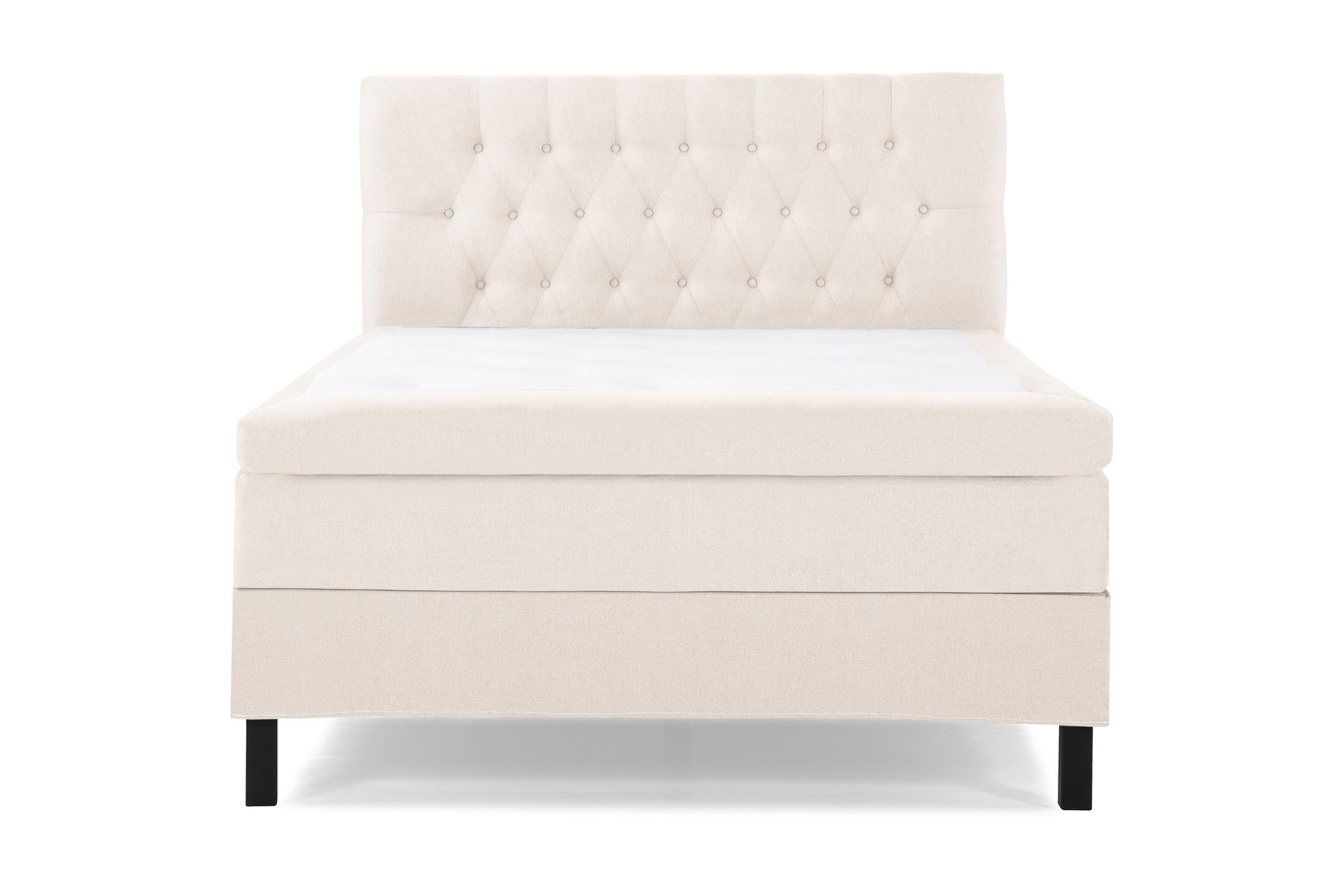 Lucky Komplett S&auml;ngpaket 120x200 Latex Diamant S&auml;nggavel - Beige