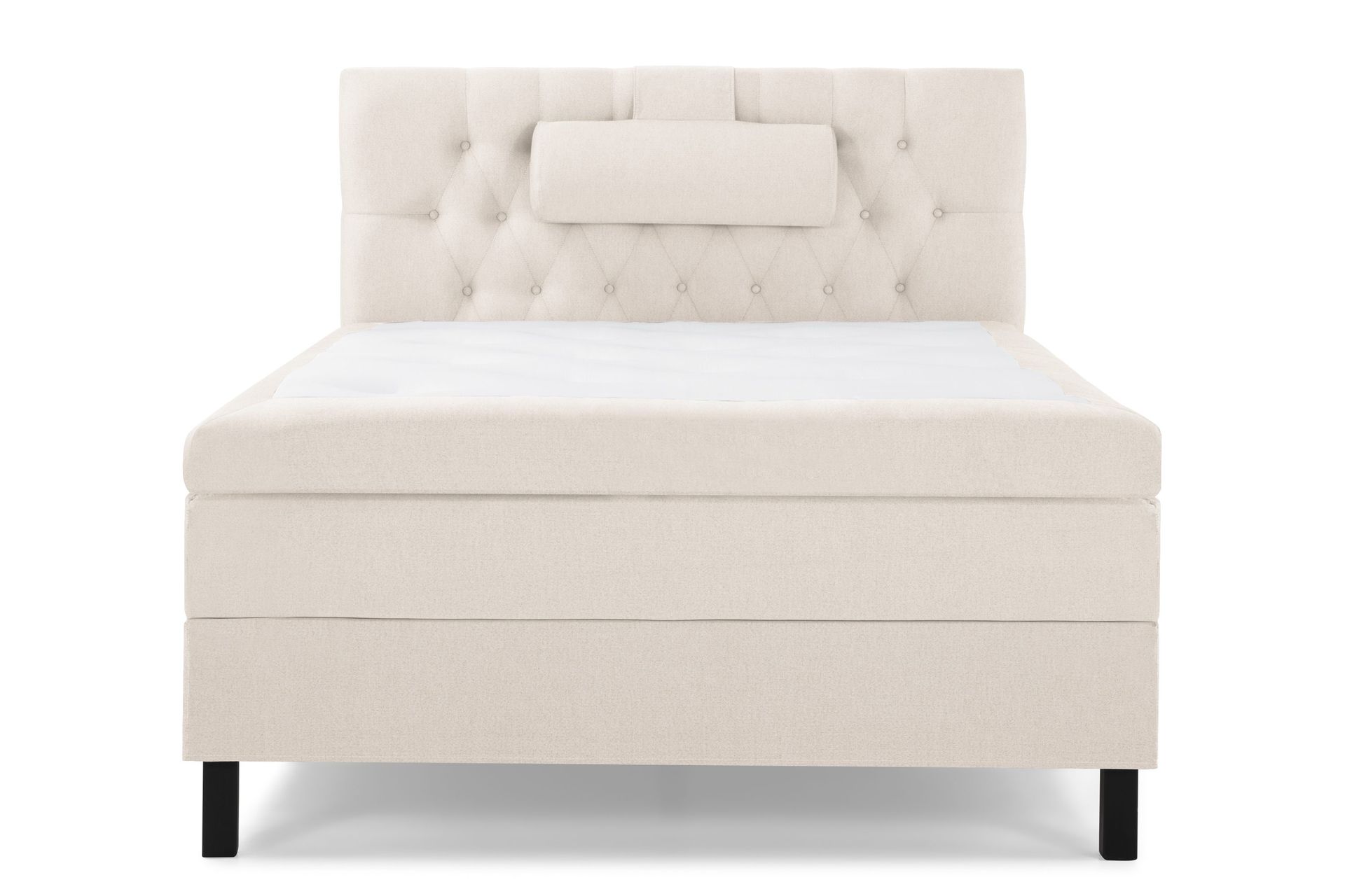 Lucky Komplett S&auml;ngpaket 120x200 Latex Diamant S&auml;nggavel - Nackkudde Stor Beige