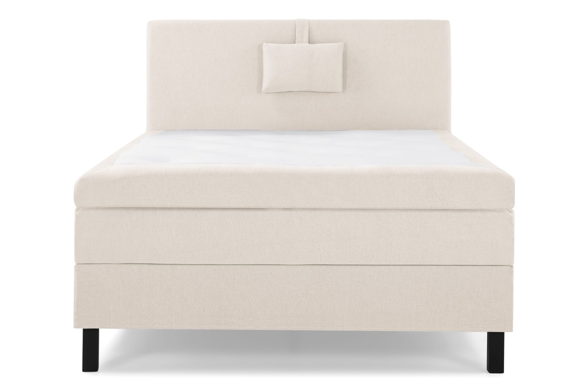 Lucky Komplett S&auml;ngpaket 120x200 Polyeter Sl&auml;t S&auml;nggavel - Nackkudde Liten Beige