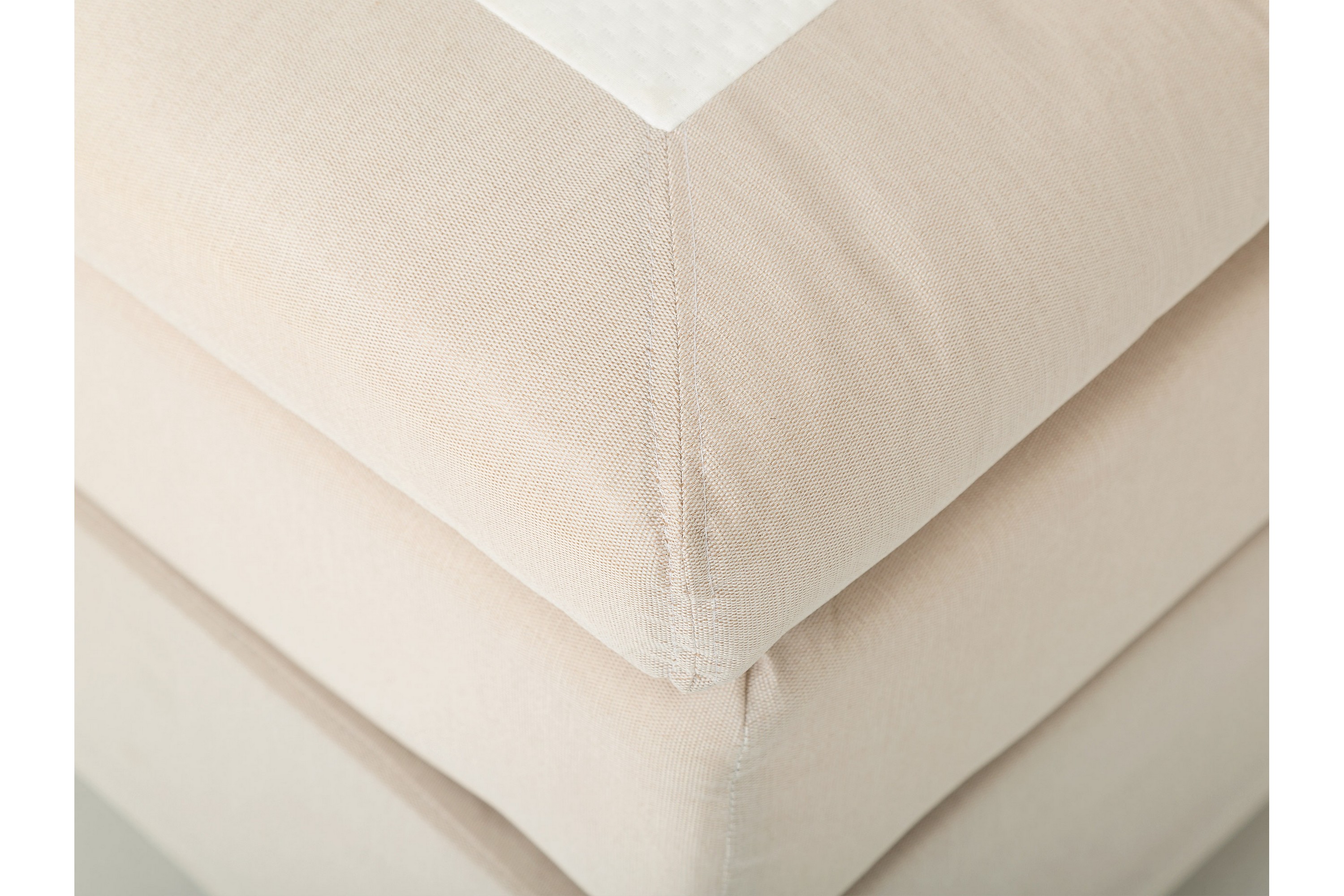 bäddmadrass olivia 6 cm polyeter 150 beige - beige