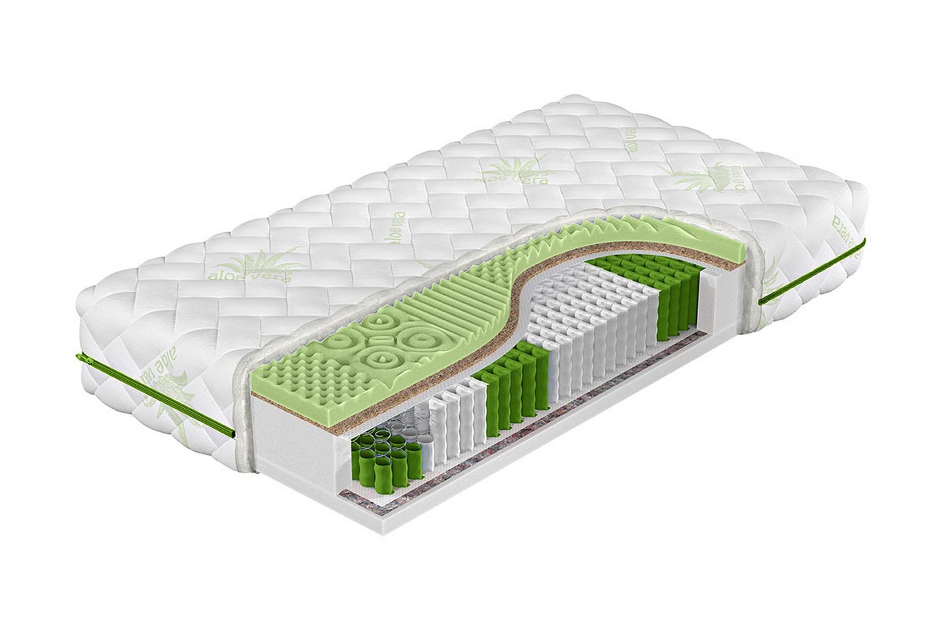 hartsville hard madrass 90x200 cm - vit