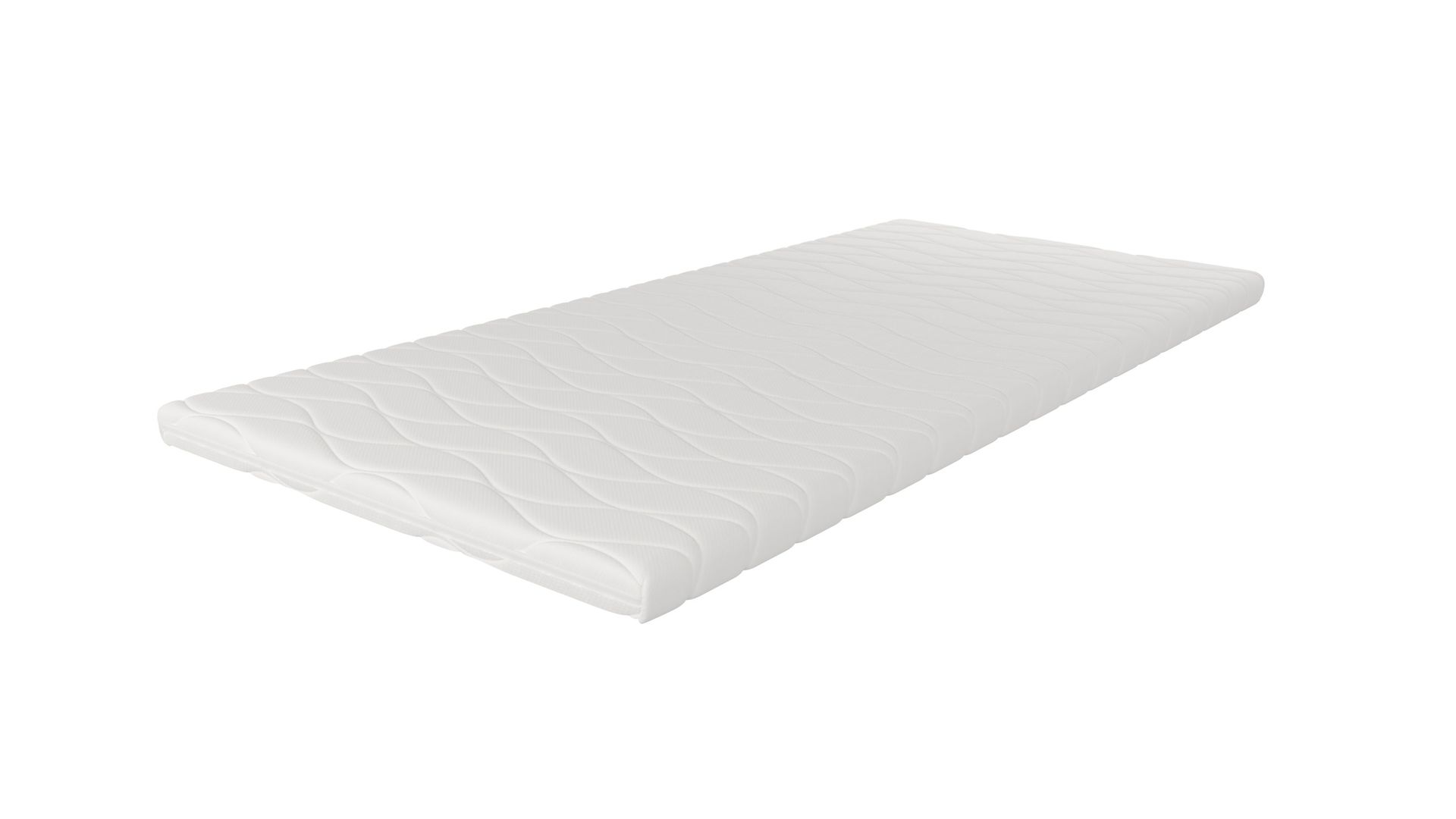 HVILA Foam b&auml;ddmadrass i Polyeterskum 90x200 cm &ndash; 7 cm Mjuk/Medium, Tv&auml;ttbar Kl&auml;dsel -