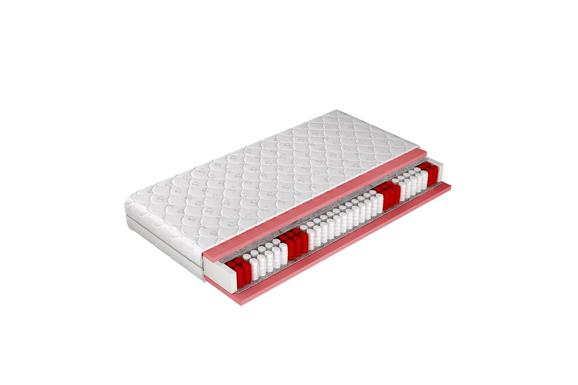 guntorp resårmadrass 90x200 cm - vit