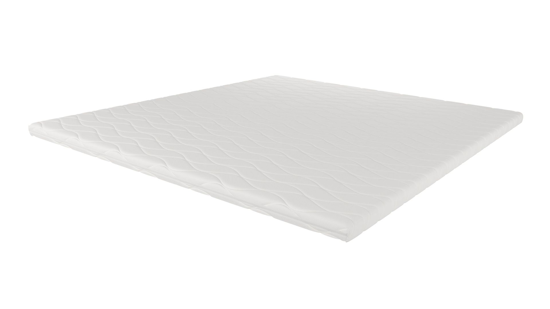 Hvila B&auml;ddmadrass 180x200 cm &ndash; 7 cm Mjuk/Medium Memoryskum, Tryckavlastande med Tv&auml;ttbar Kl&auml;dsel -