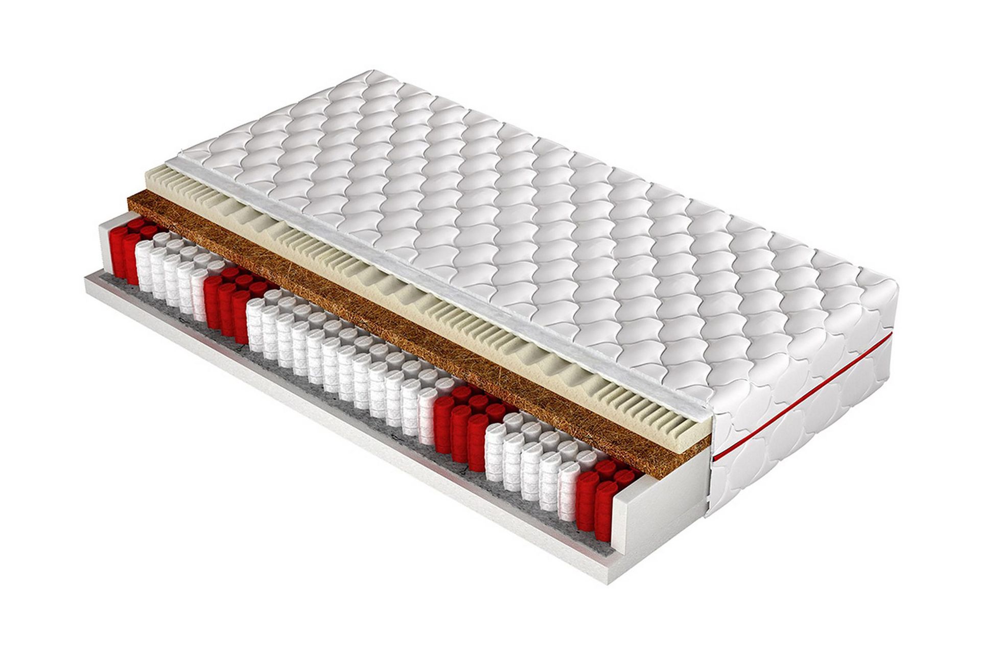 fema madrass 200x90x18 cm  vit  vit - vit