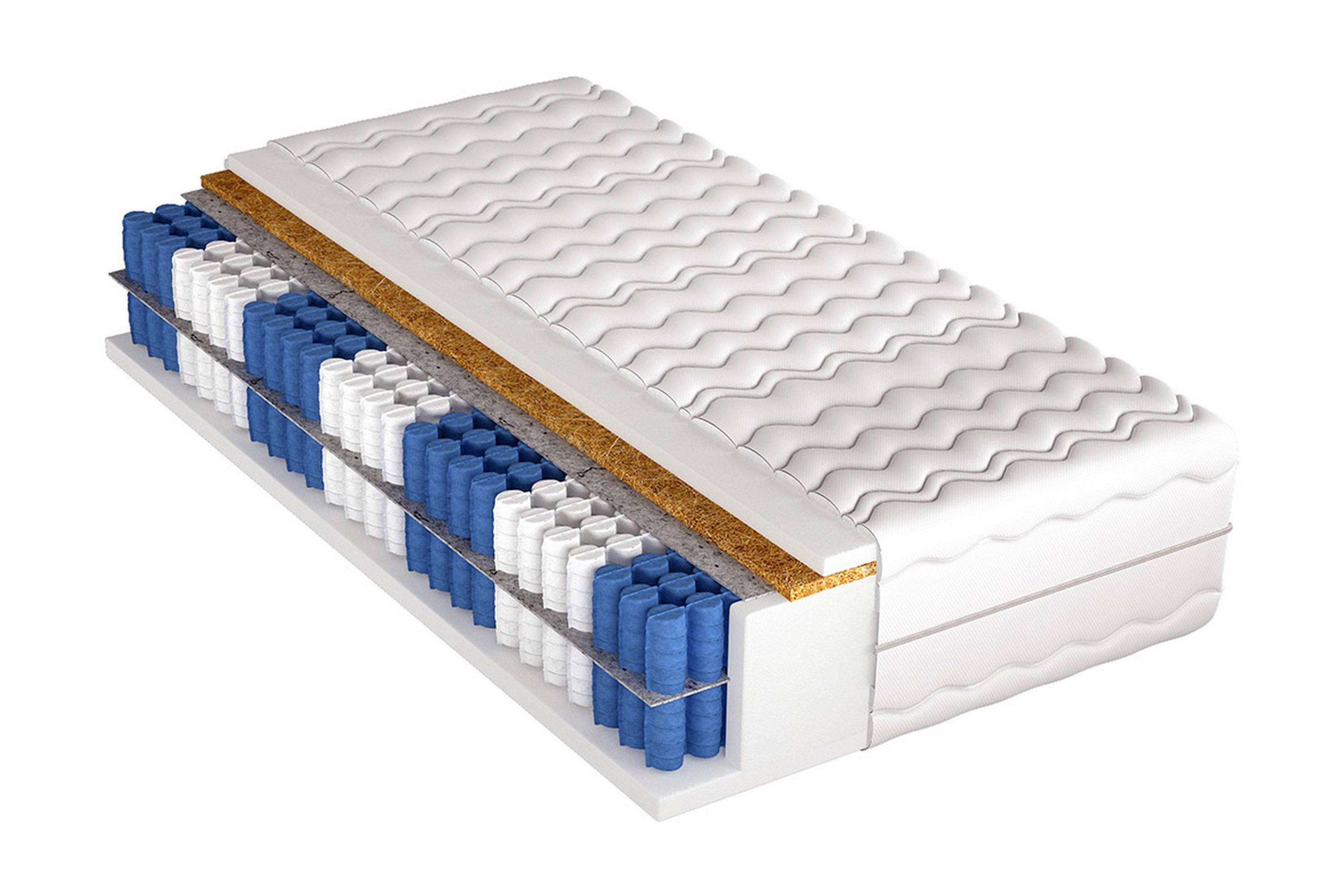 koko madrass 200x180x32 cm - flerfärgad