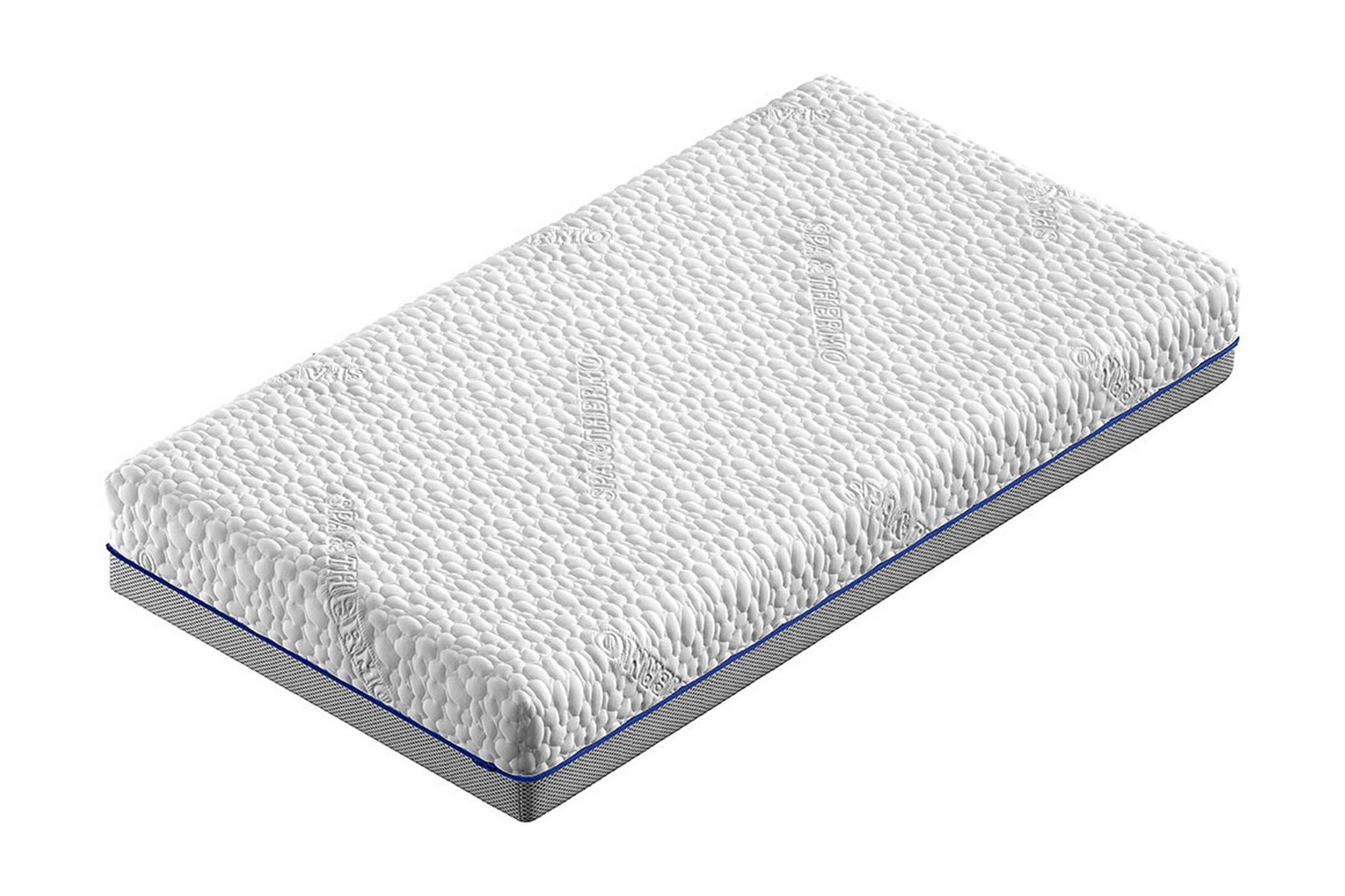Madrass Bio 200x180x21 cm GråVit