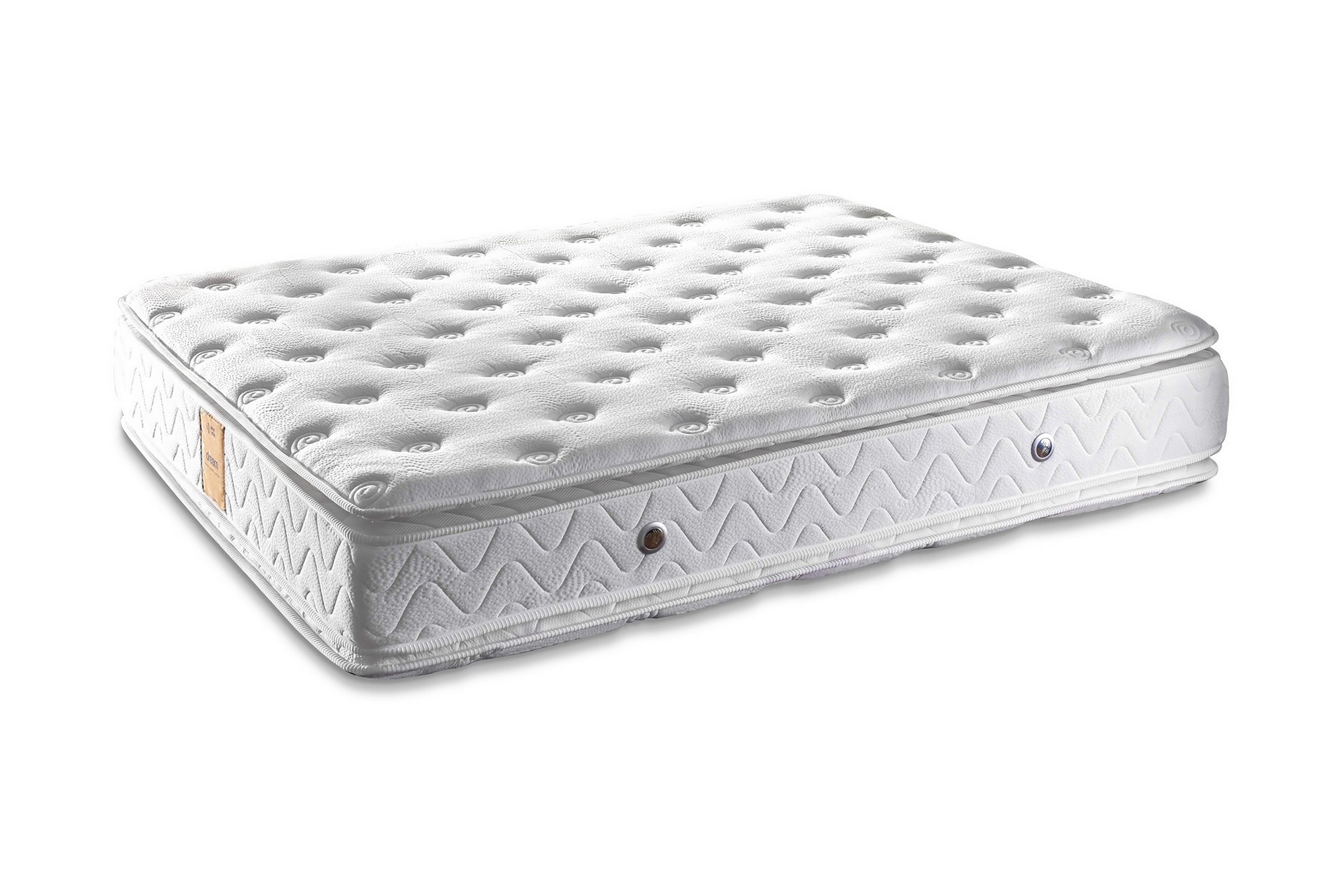 resårmadrass 140x200 cm - vit