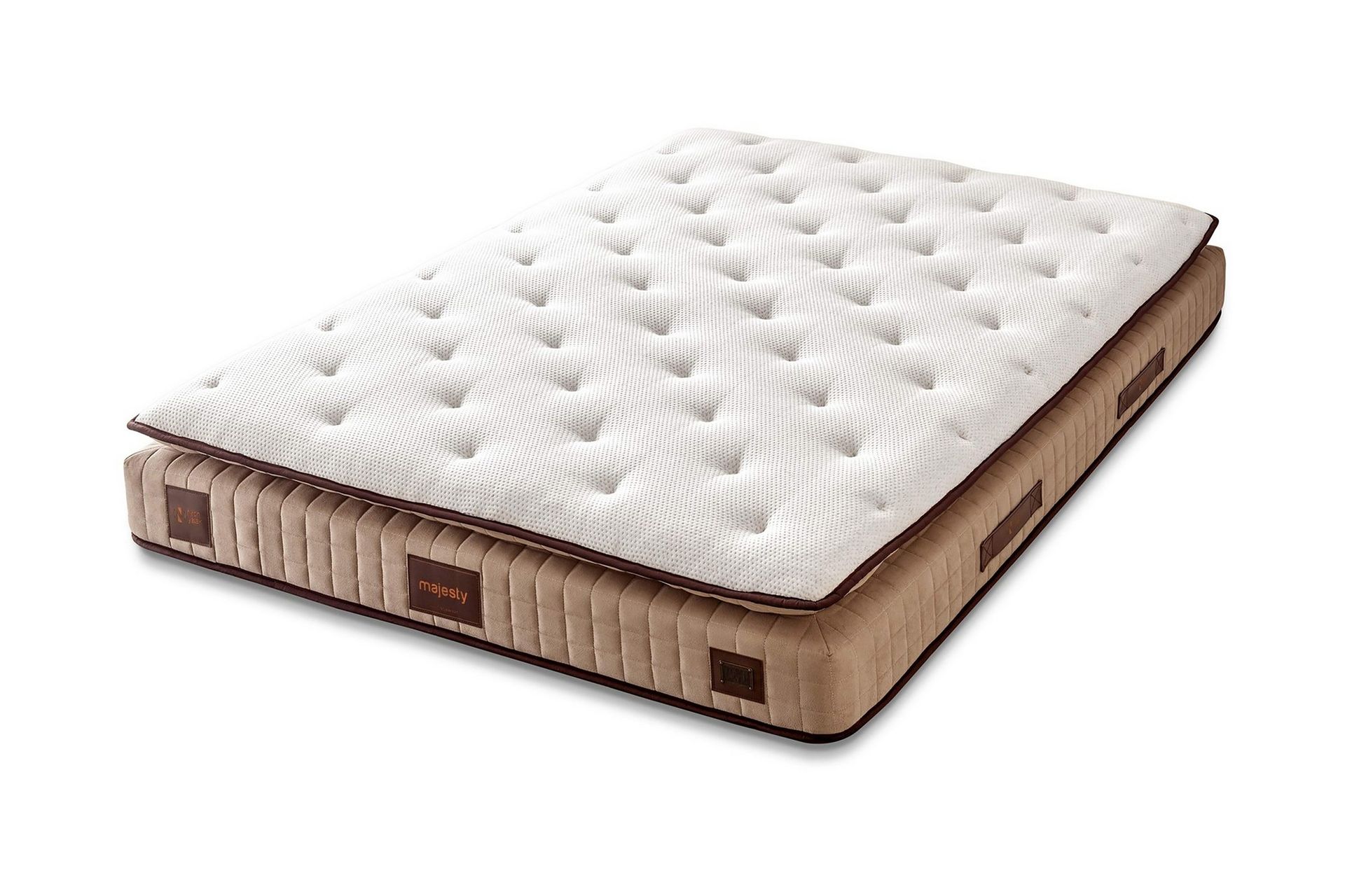 Res&aring;rmadrass 150x200 cm - Vit/Brun