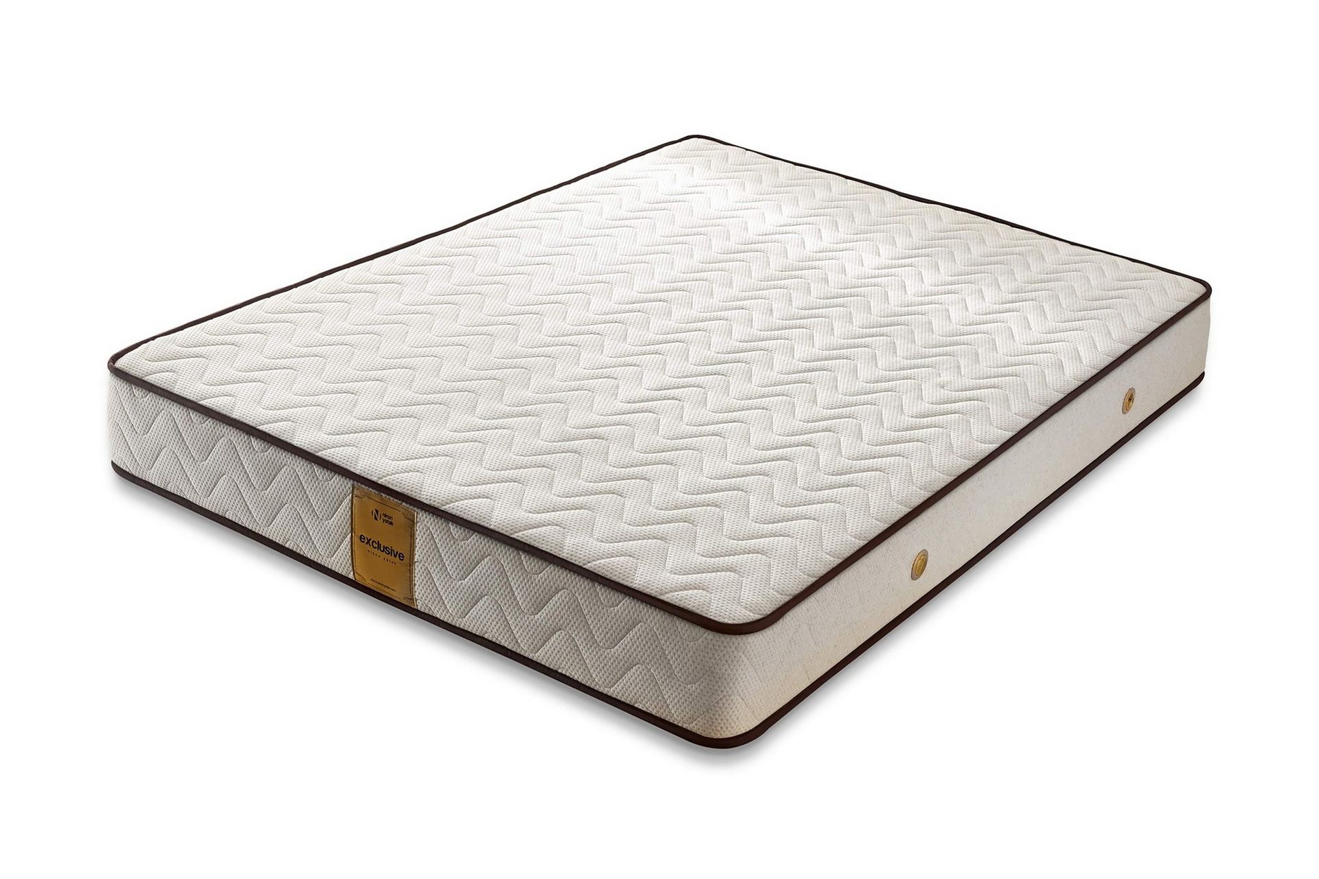 Res&aring;rmadrass 200x200 cm - Vit/Brun