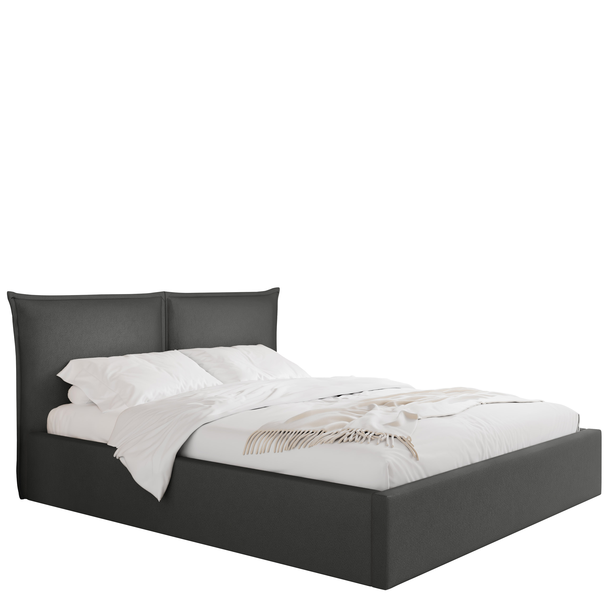 morricon sängram 160x200 cm - grå