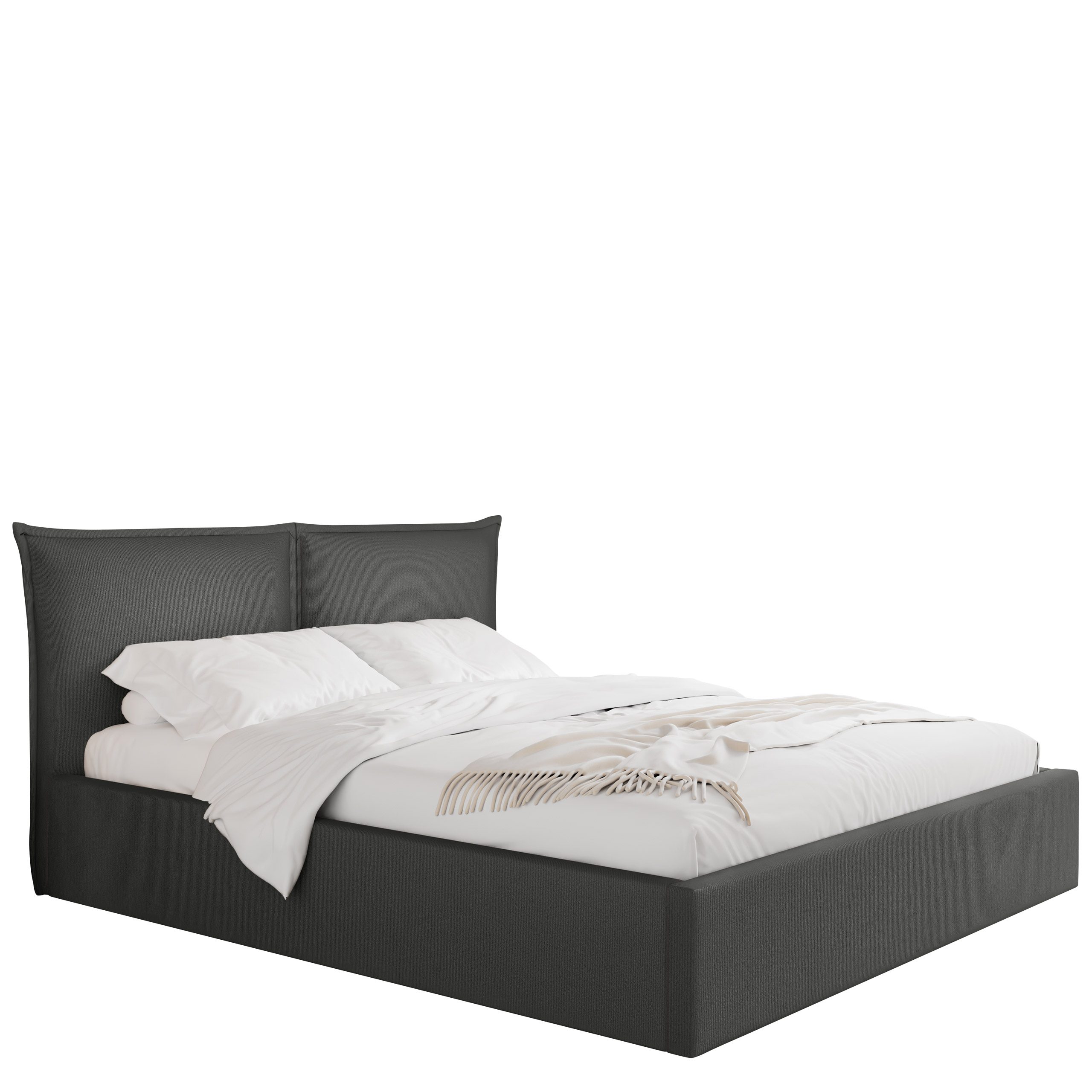 morricon sängram 160x200 cm - grå