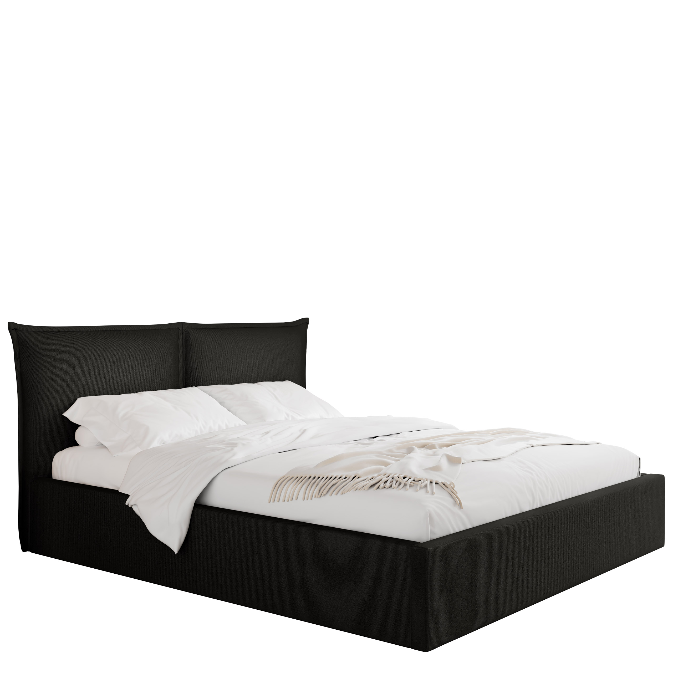 morricon sängram 160x200 cm - svart