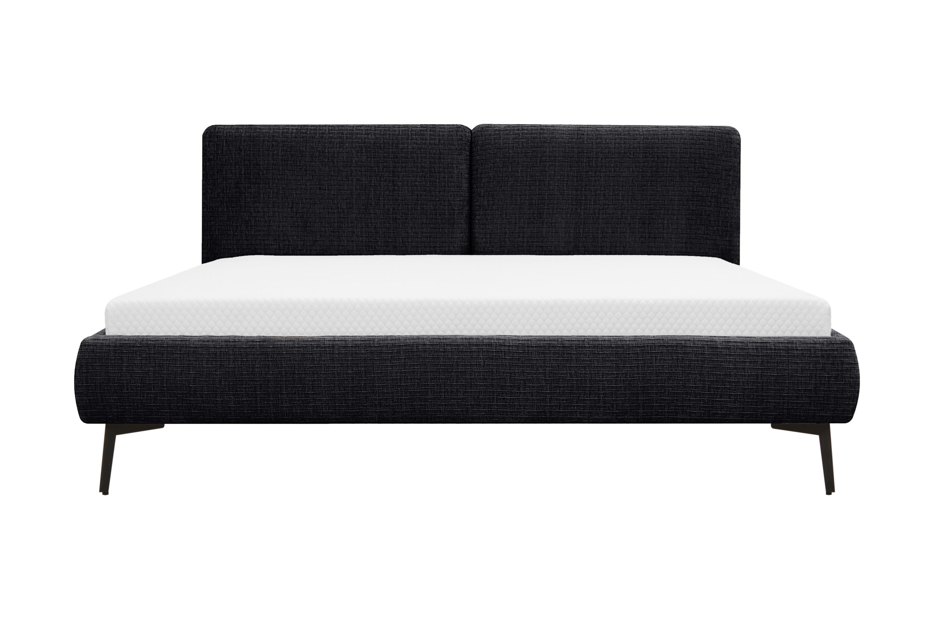 Nordic Komplett Sängpaket 180x200 cm med sänggavel Mörkgrå