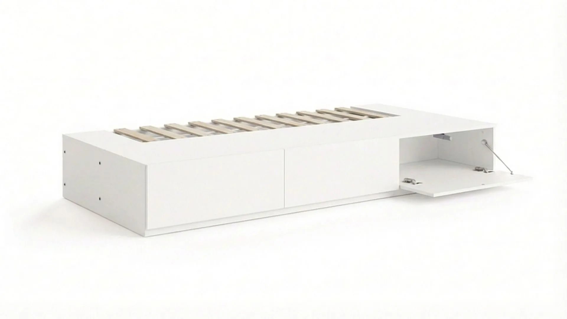 Norrvik S&auml;ngram 90x200 cm med f&ouml;rvaring -