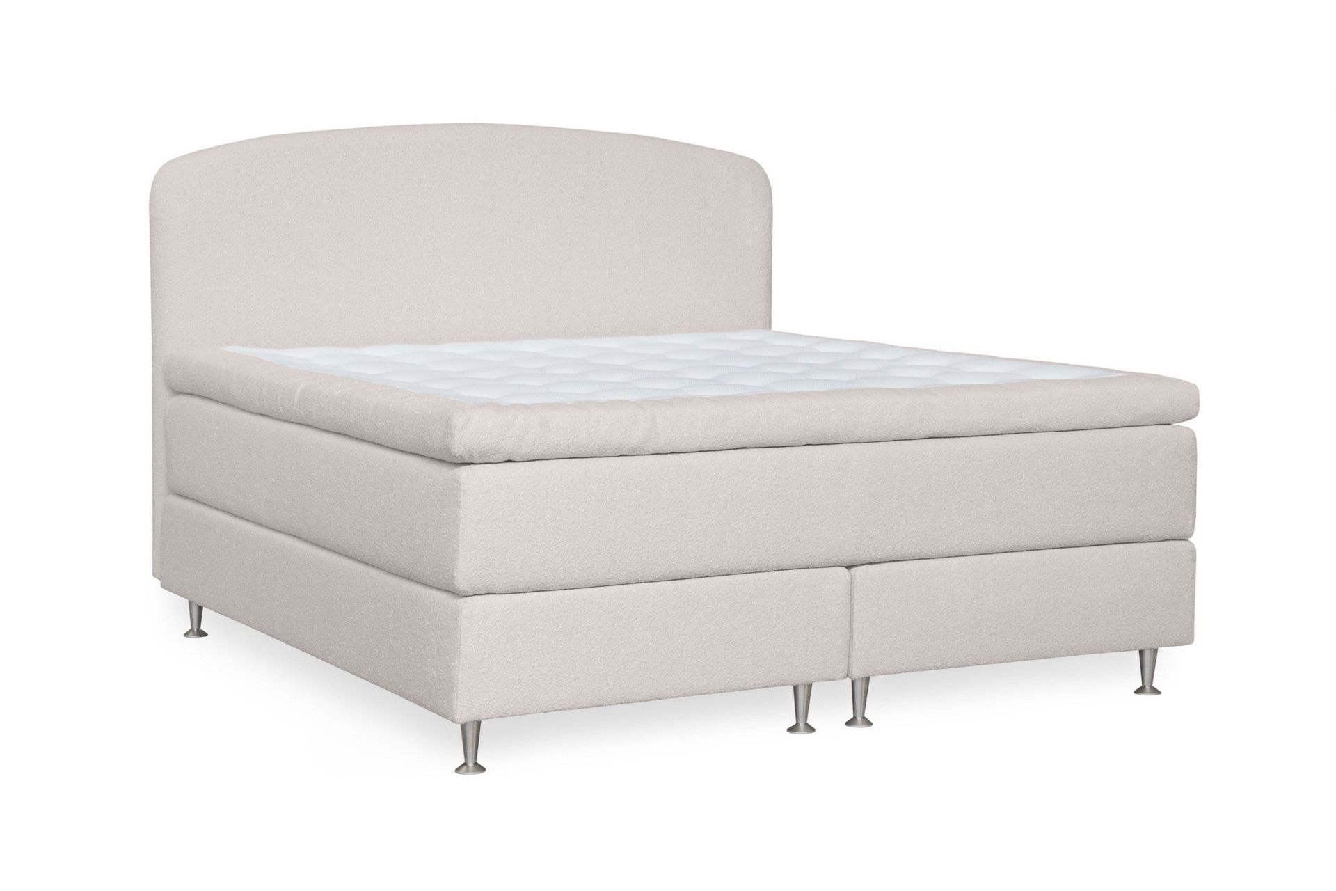 oslo lyx sängpaket 160 curved loop 2 - ljusbeige
