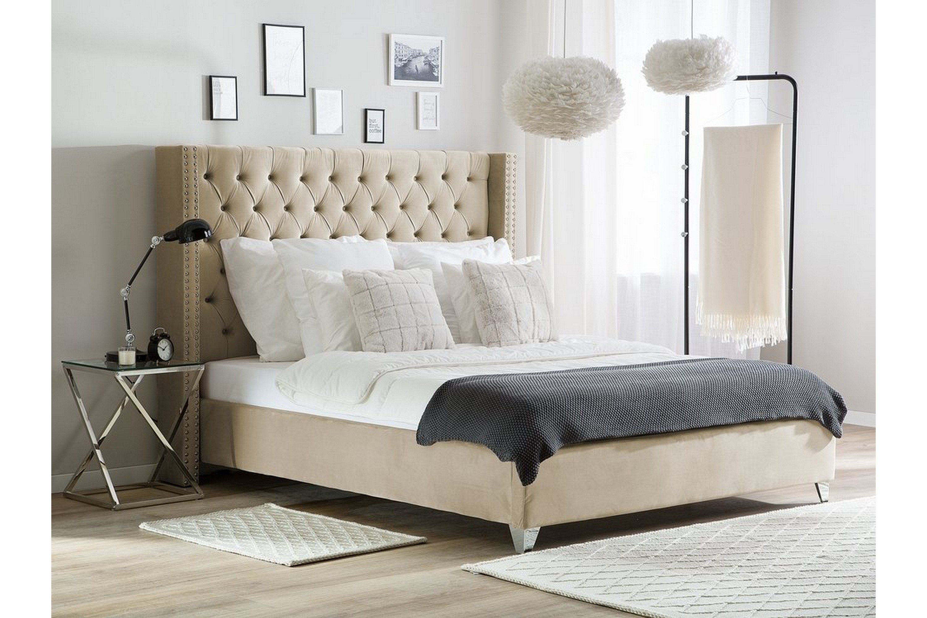 Dubbelsäng Lubbon 160\200 cm Beige