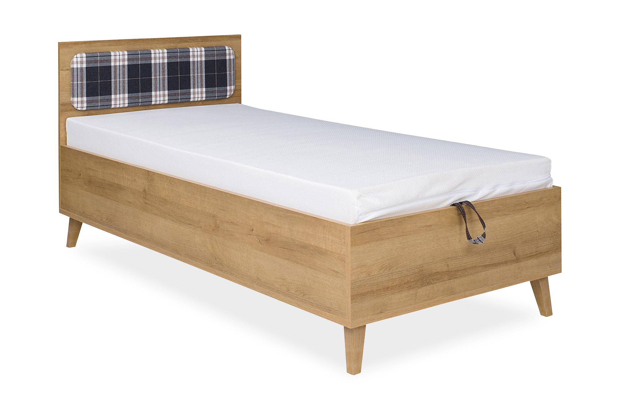 Ramsäng Lyseme 90x200 Grå