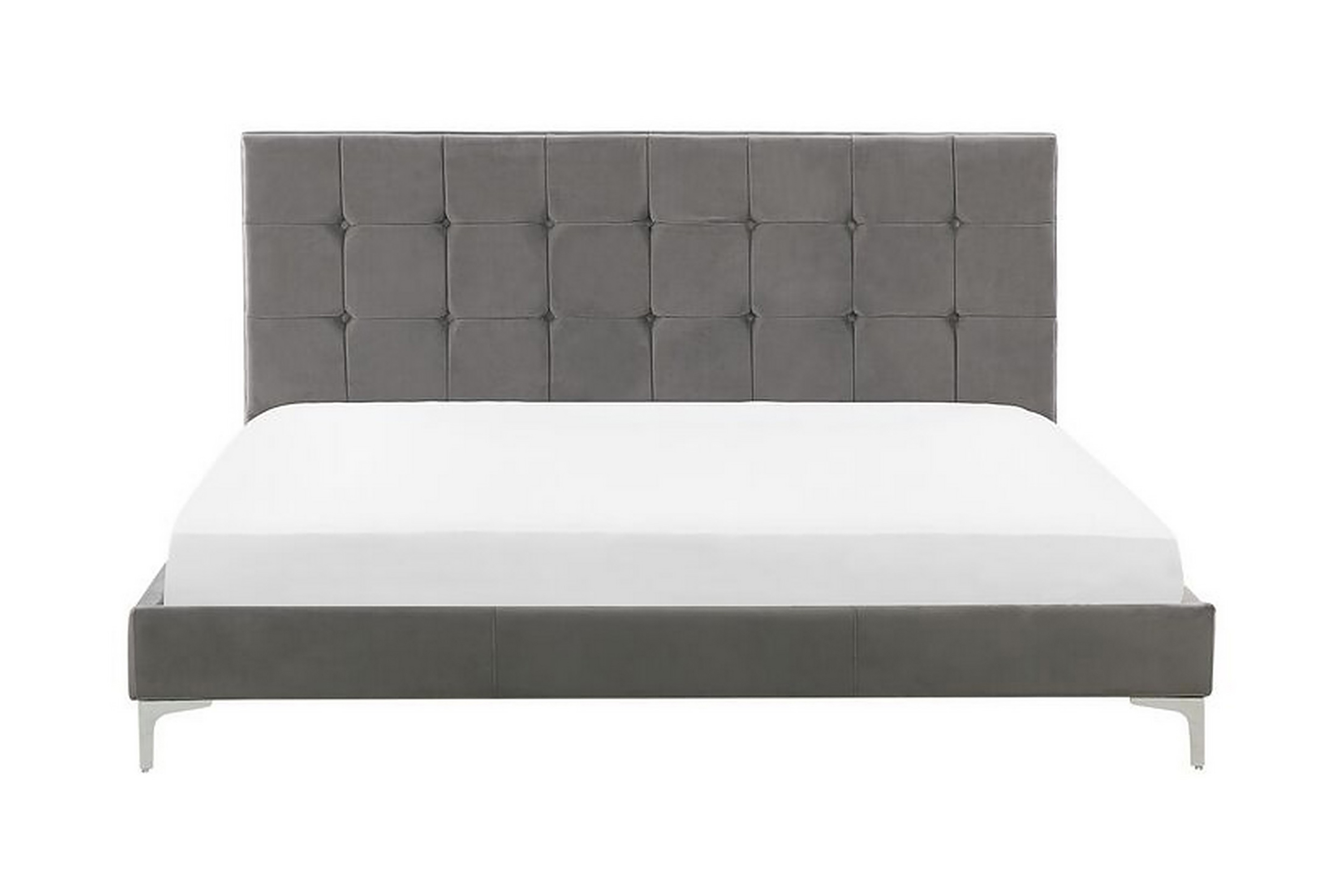 Ramsäng Murette 180x200cm Sammet/Grå