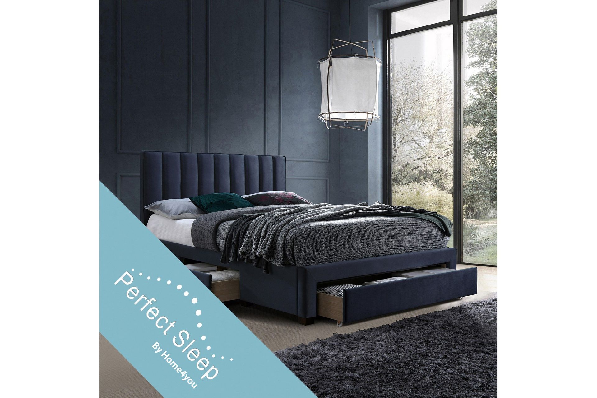 Säng Grace Med Madrass Harmony Delux 160x200 cm -