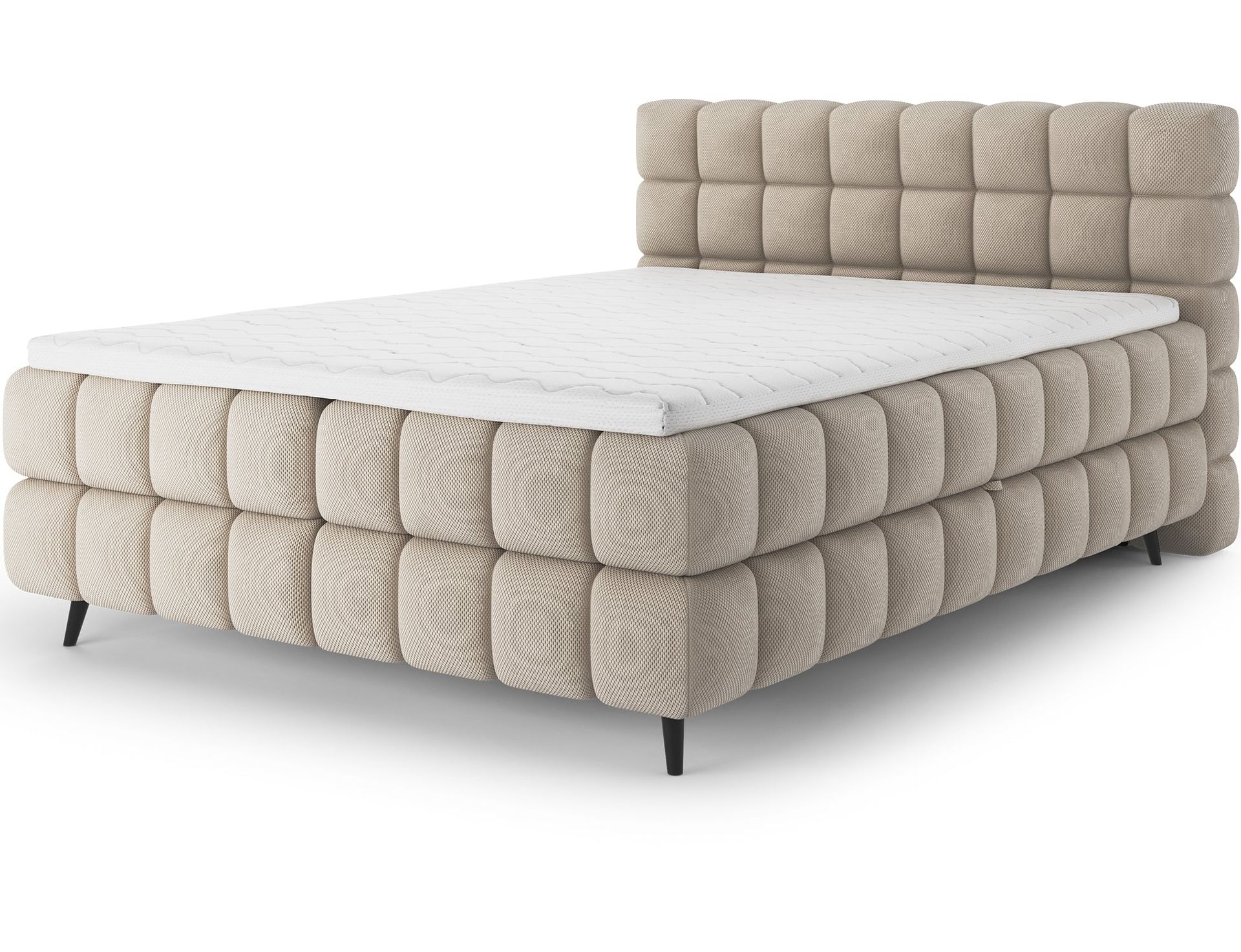 Sabeno Sängpaket Bubblig Kontinentalsäng med förvaring 160x200 cm – Calmora 18