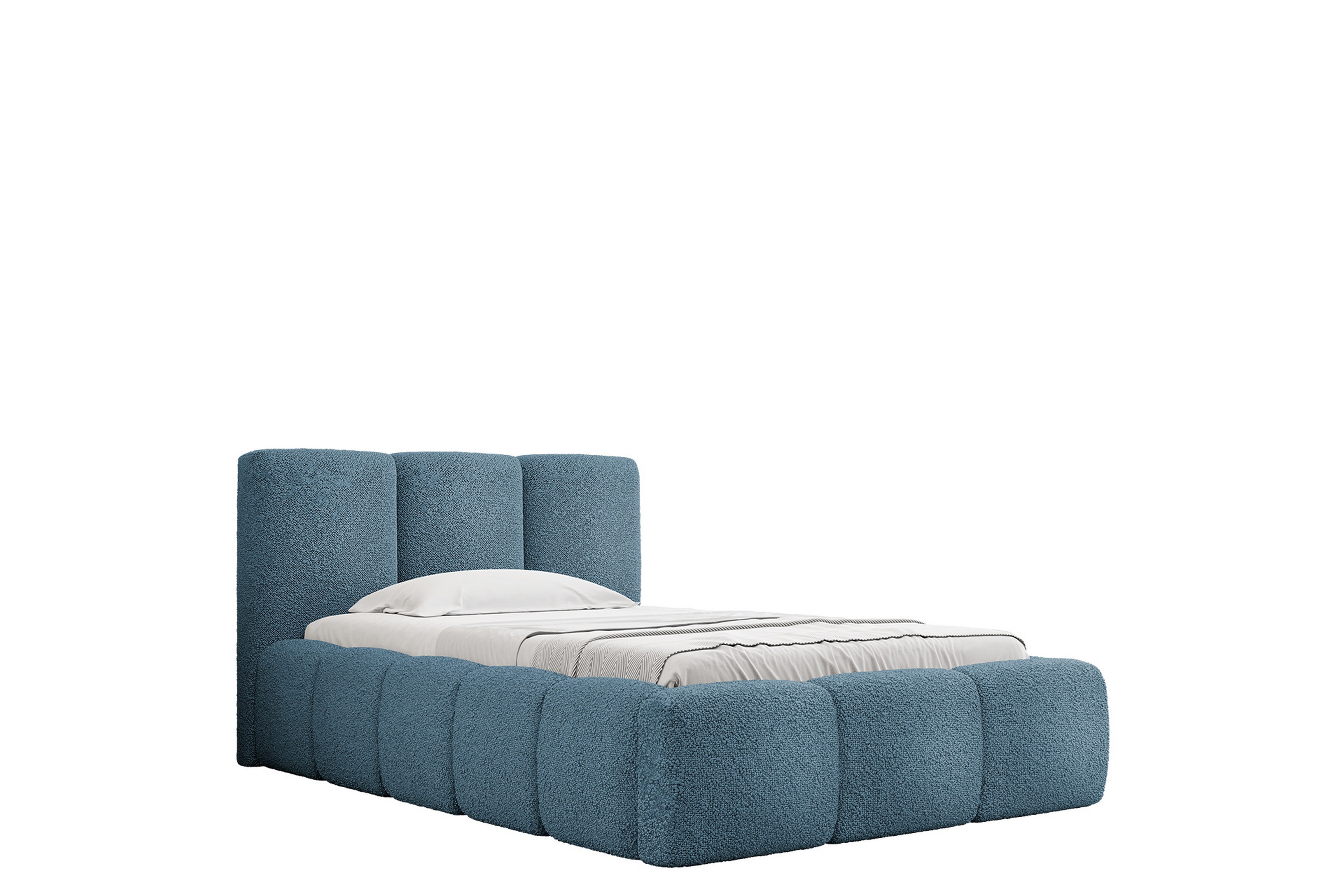 salvenor sängram med förvaring 90x200 cm - blå