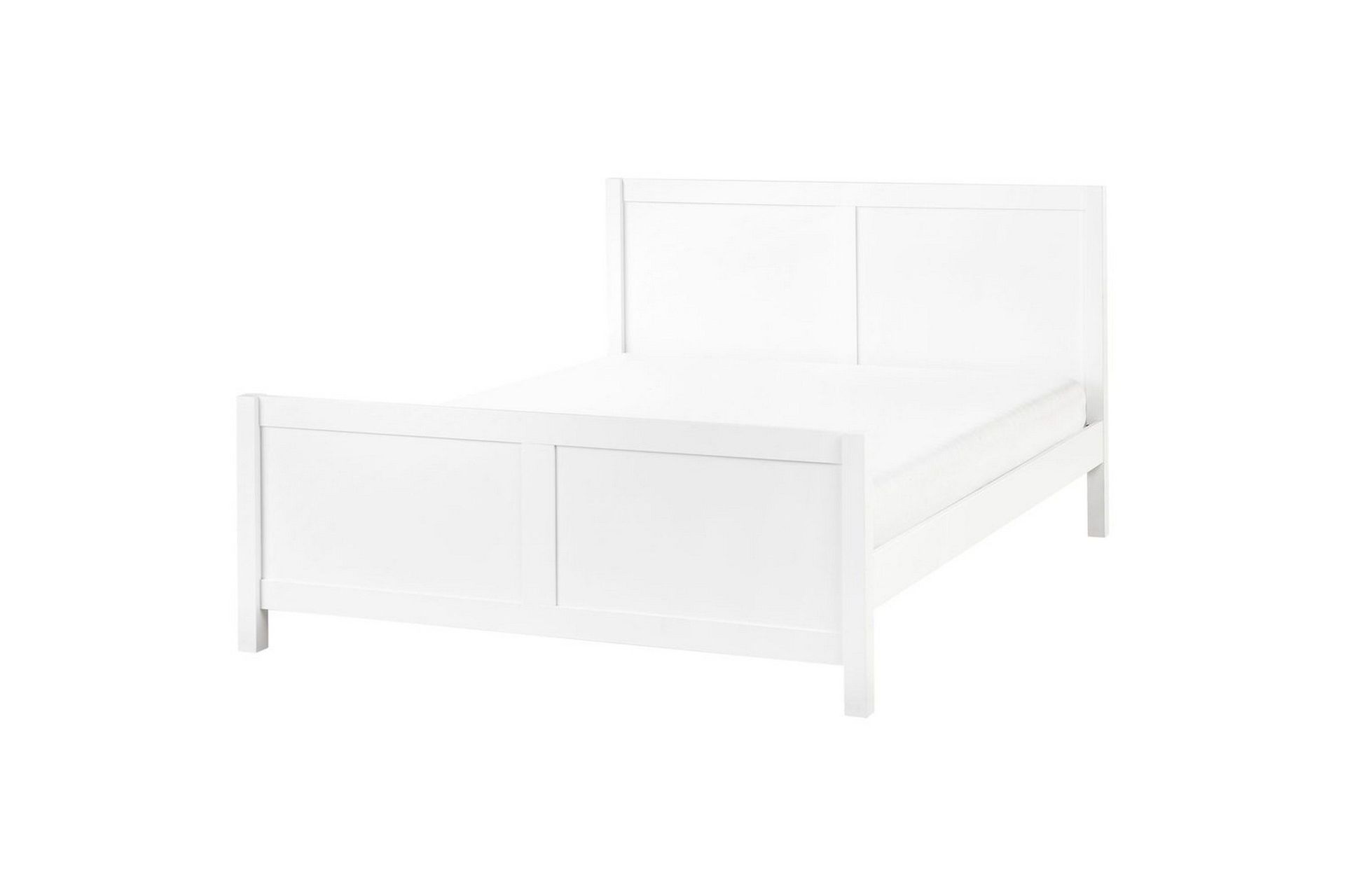 S&auml;ng med lamellram Champagnat - Vit, 140x200 cm