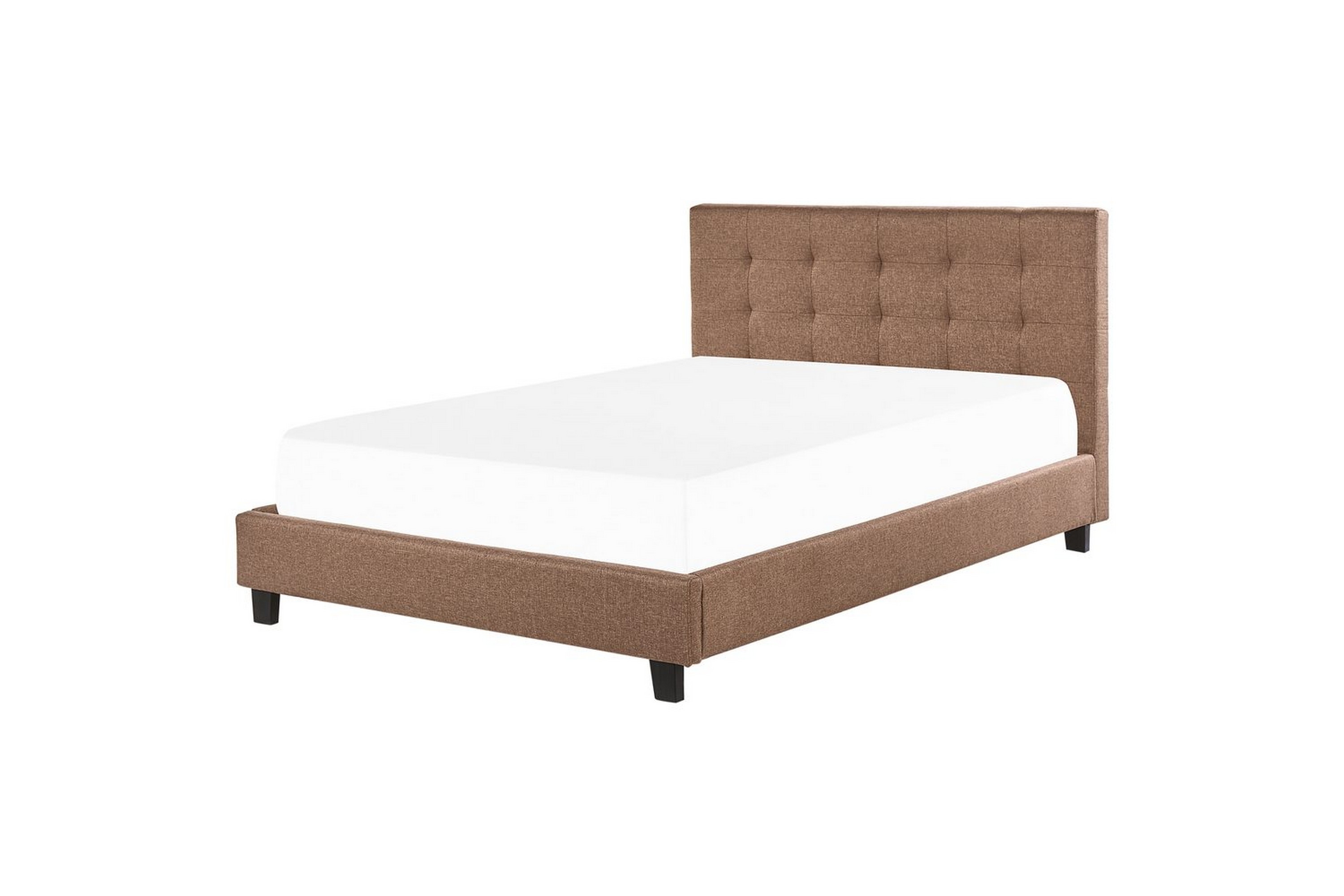 säng med lamellram la rochelle - brun, 180x200 cm