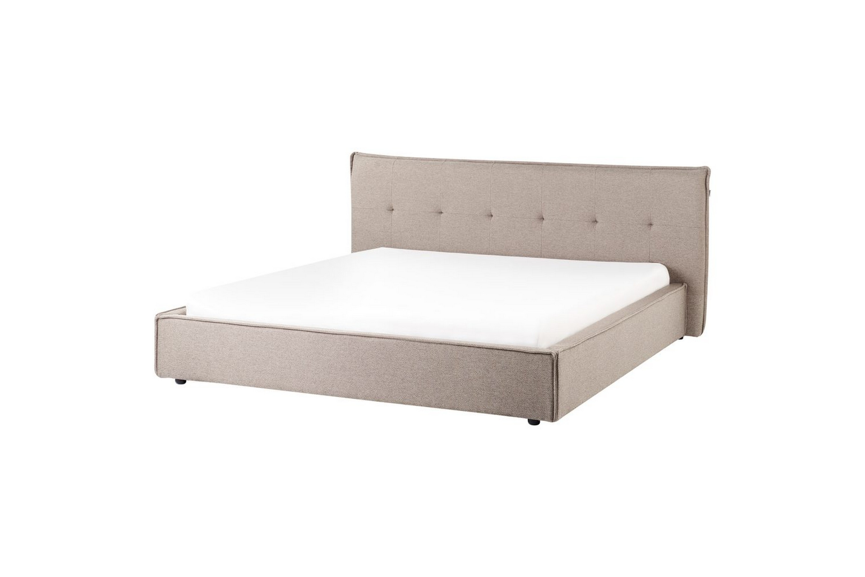 säng med lamellram lestre - taupe, svart, 180x200 cm