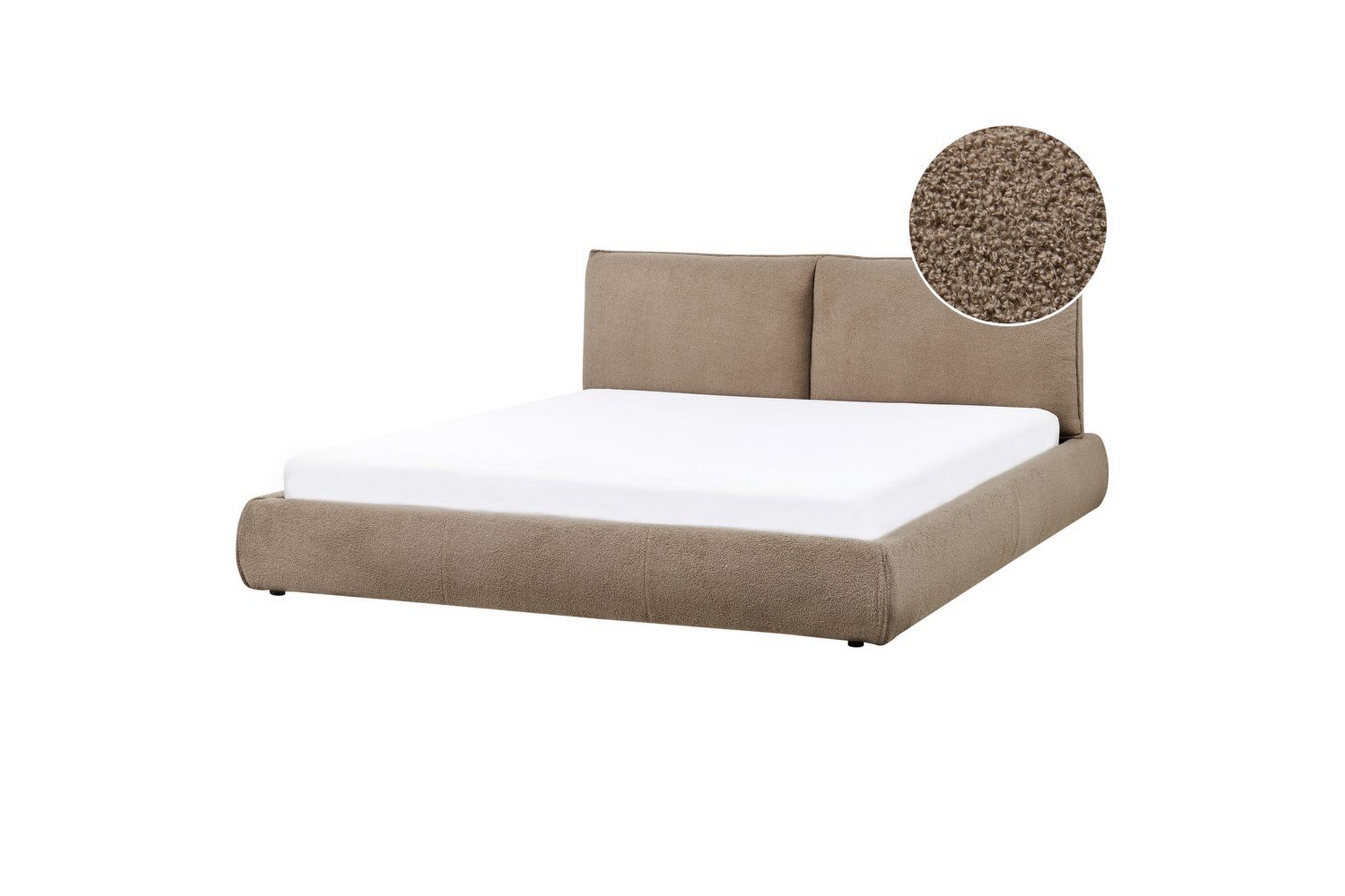 säng med lamellram vinay - taupe, 180x200 cm