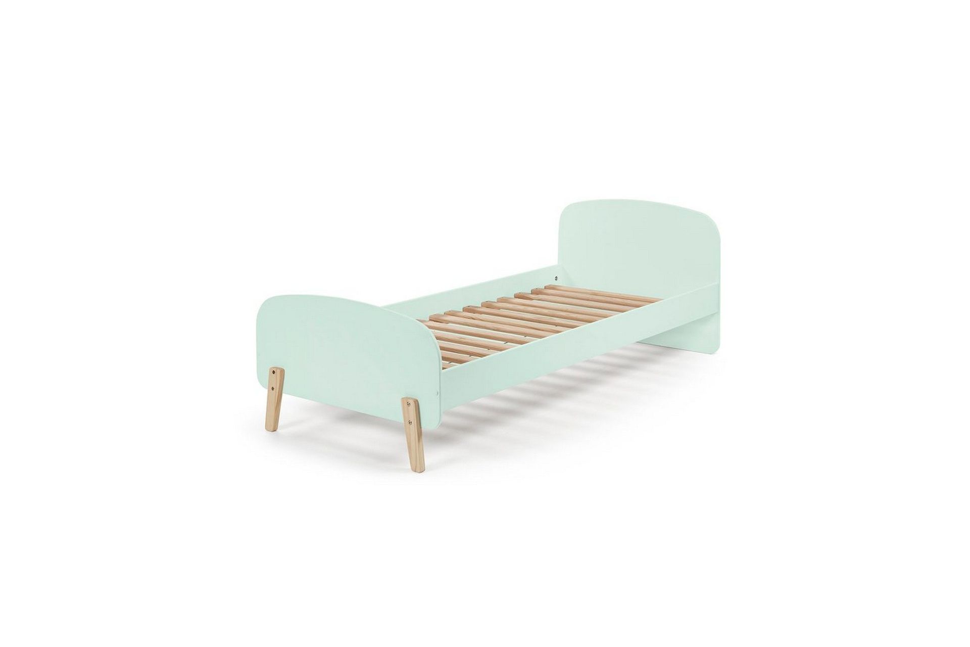 Säng med nattduksbord Kiddy Mintgrön - Mintgrön