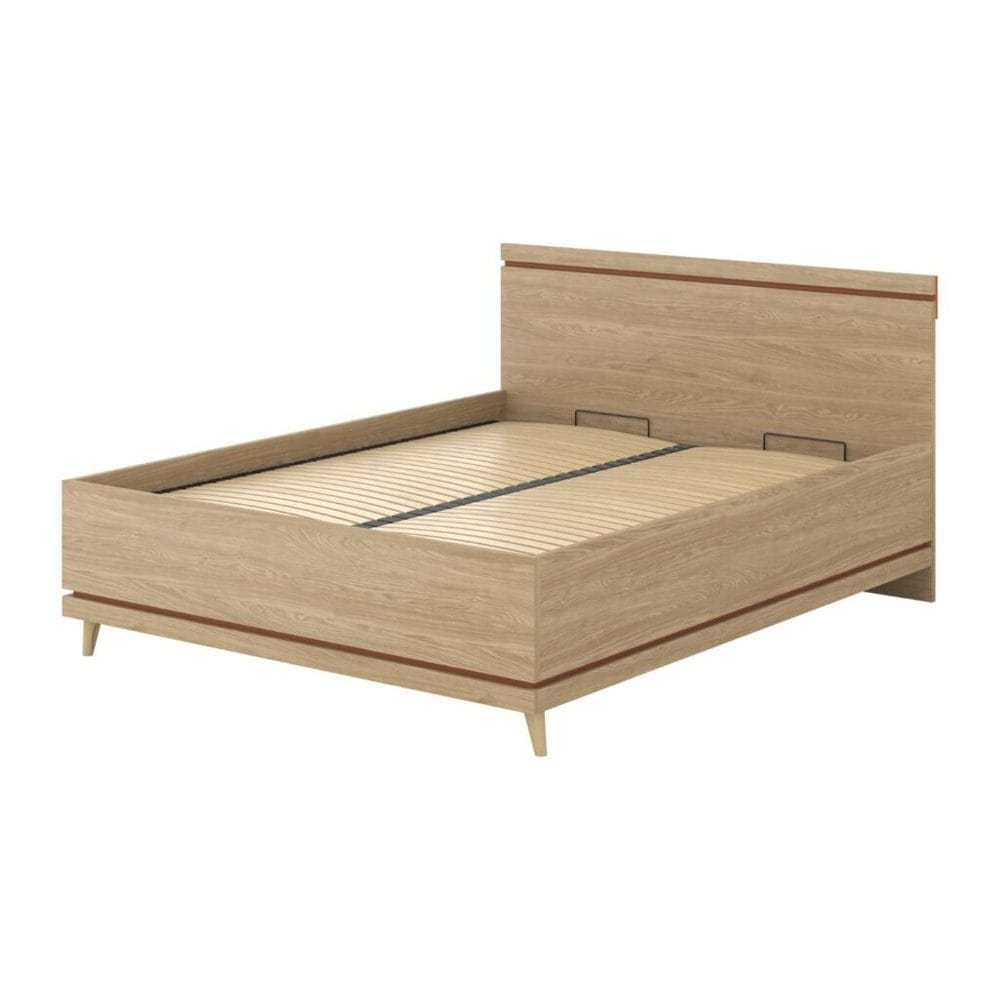 S&auml;ng Scandi lyftf&ouml;rvaring - 160 cm, Oljerad Ek